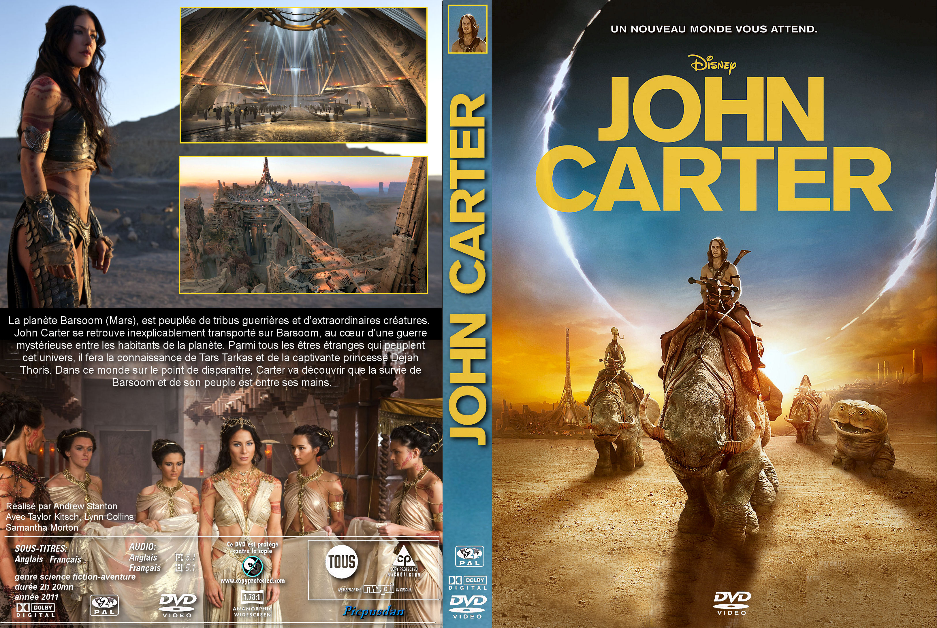 Jaquette DVD John Carter custom