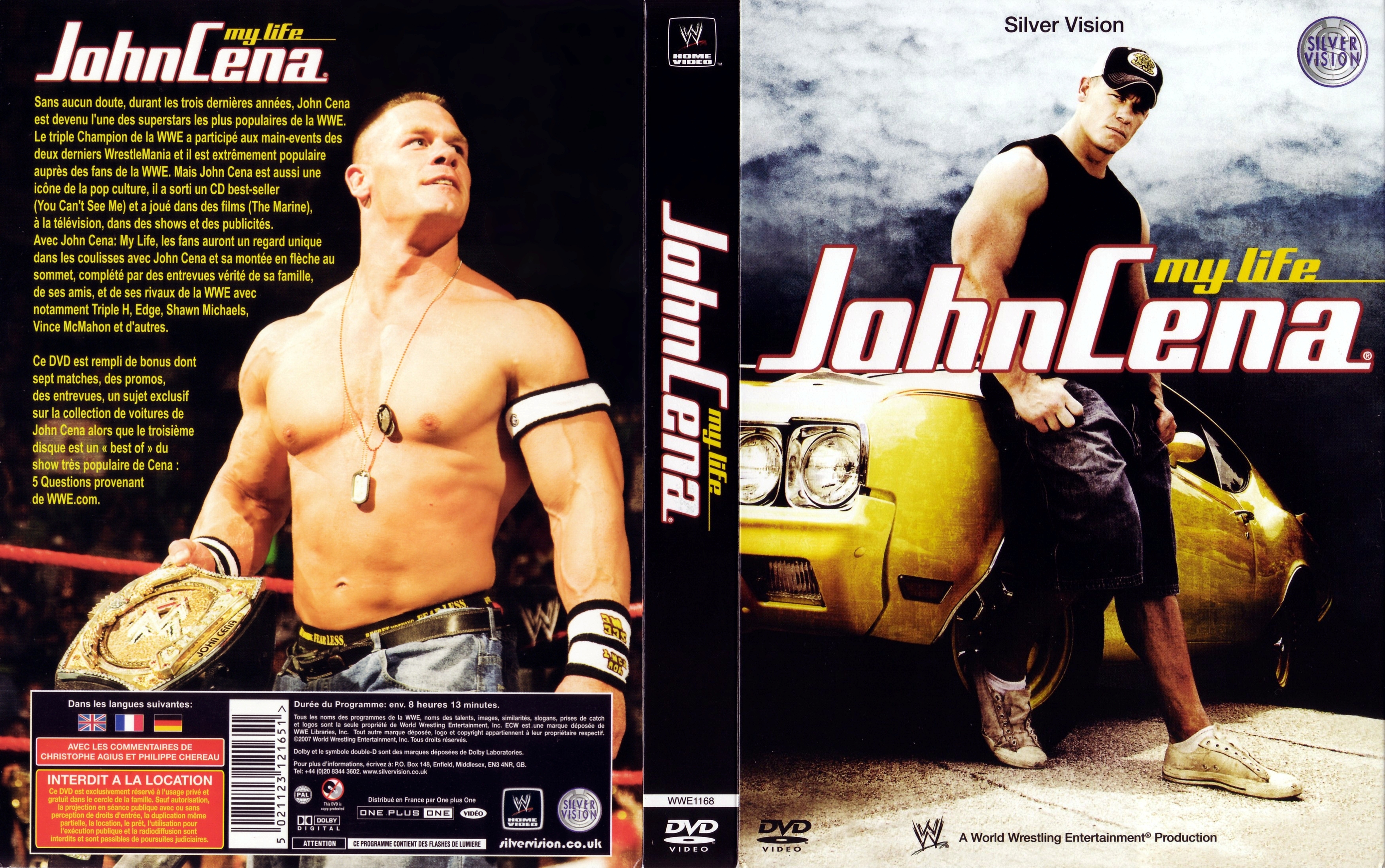 Jaquette DVD John Cena My Life