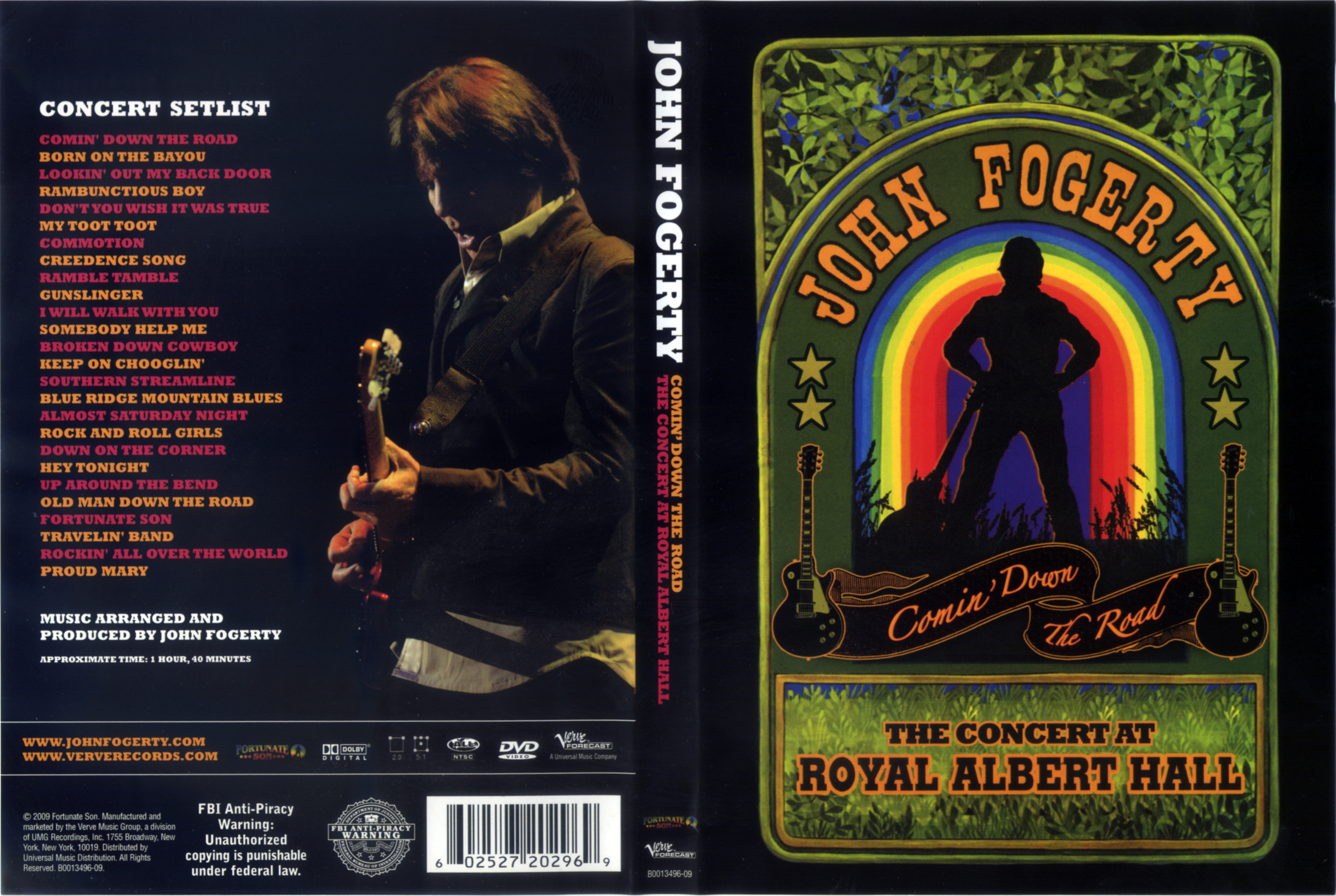 Jaquette DVD John Fogerty - The concert at royal albert hall