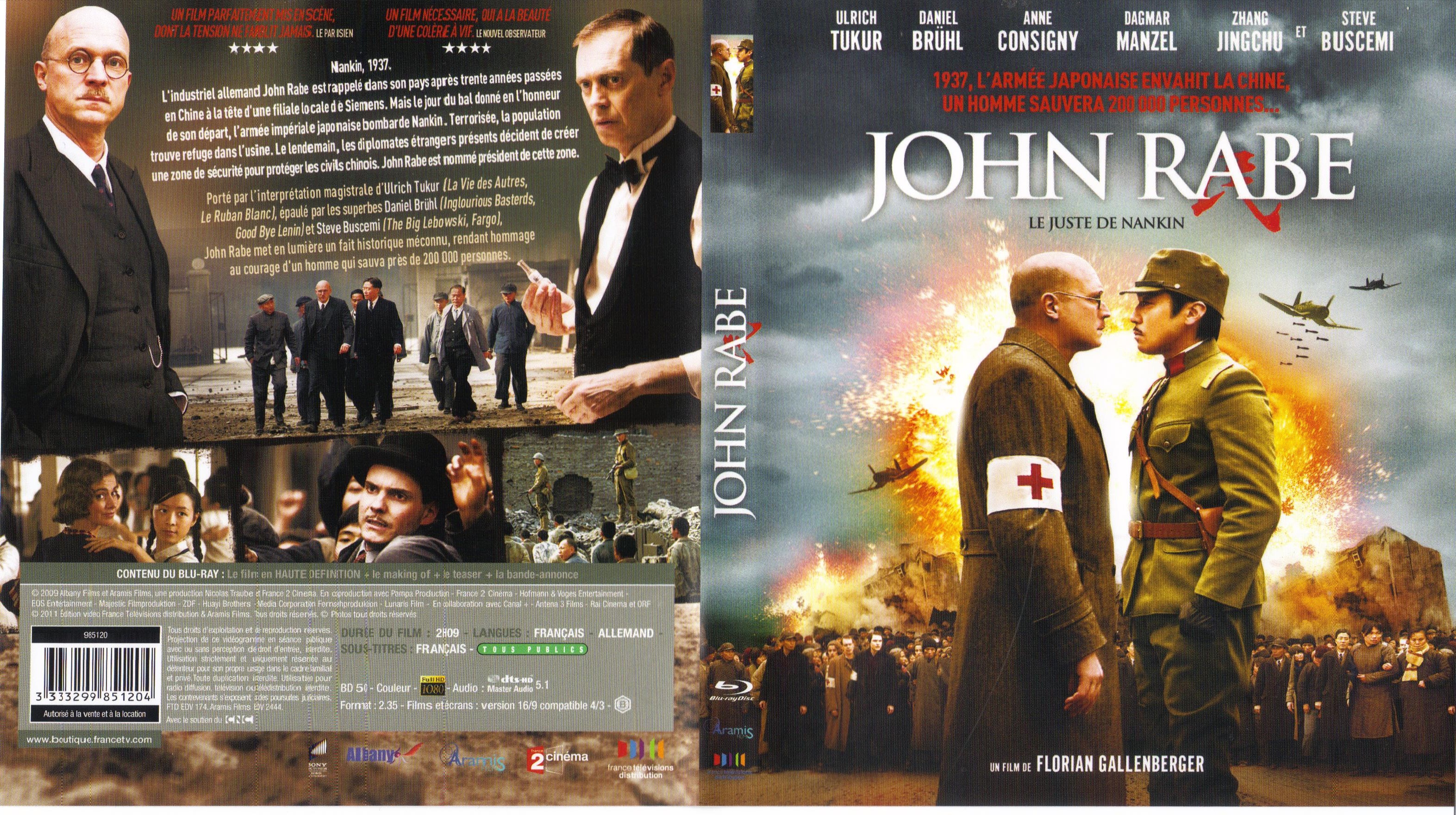 Jaquette DVD John Rabe (BLU-RAY)