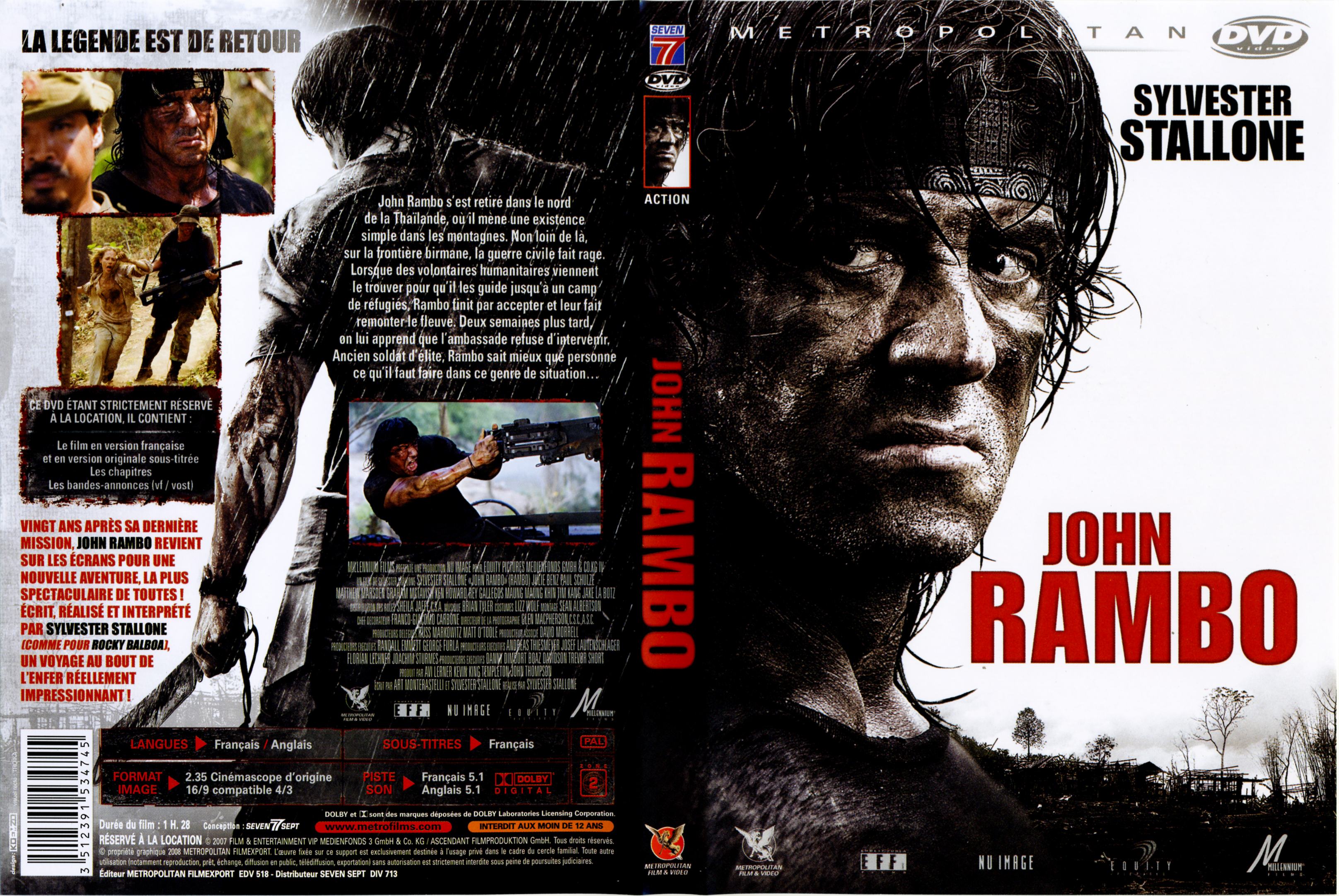 Jaquette DVD John Rambo