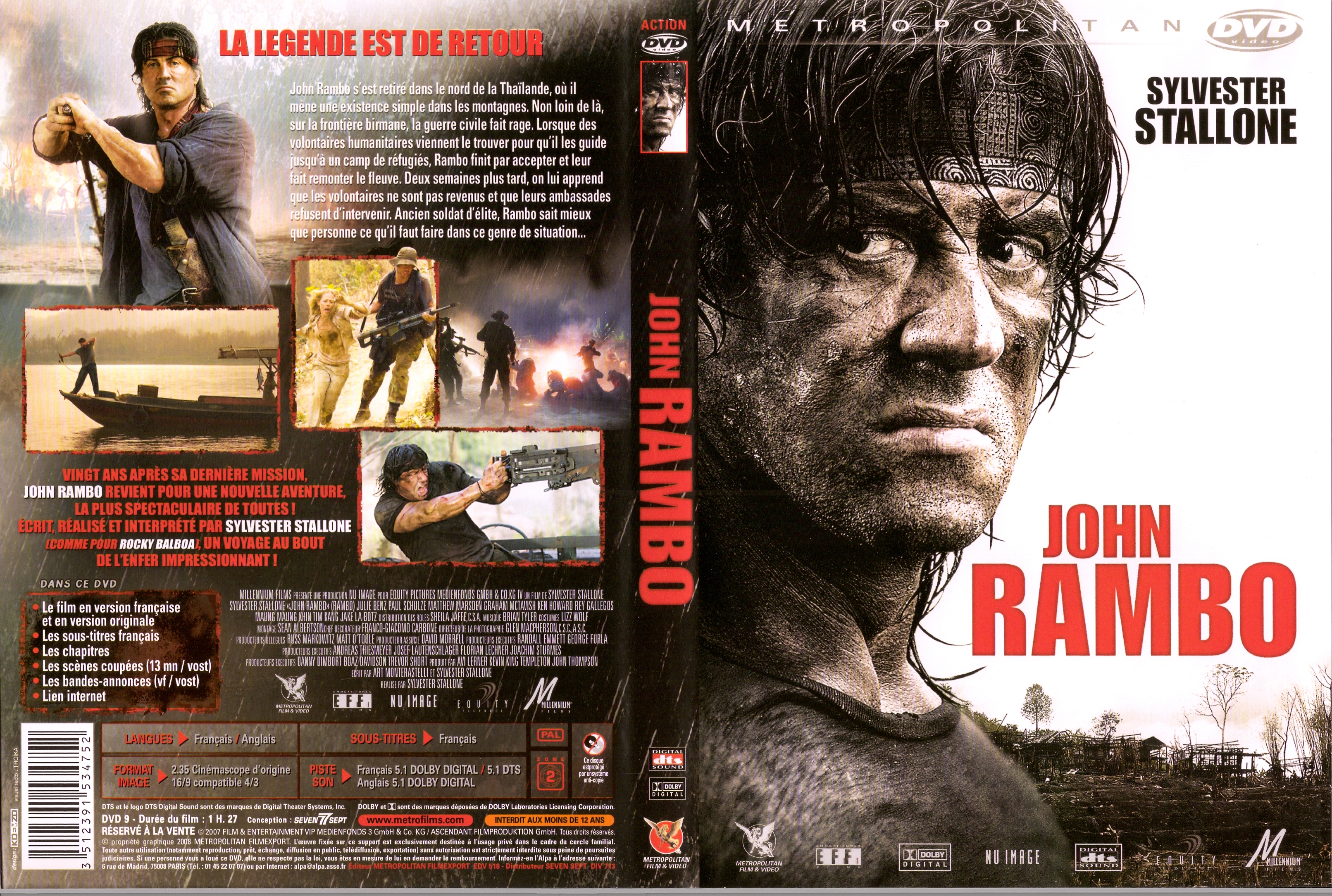 Jaquette DVD John Rambo v2