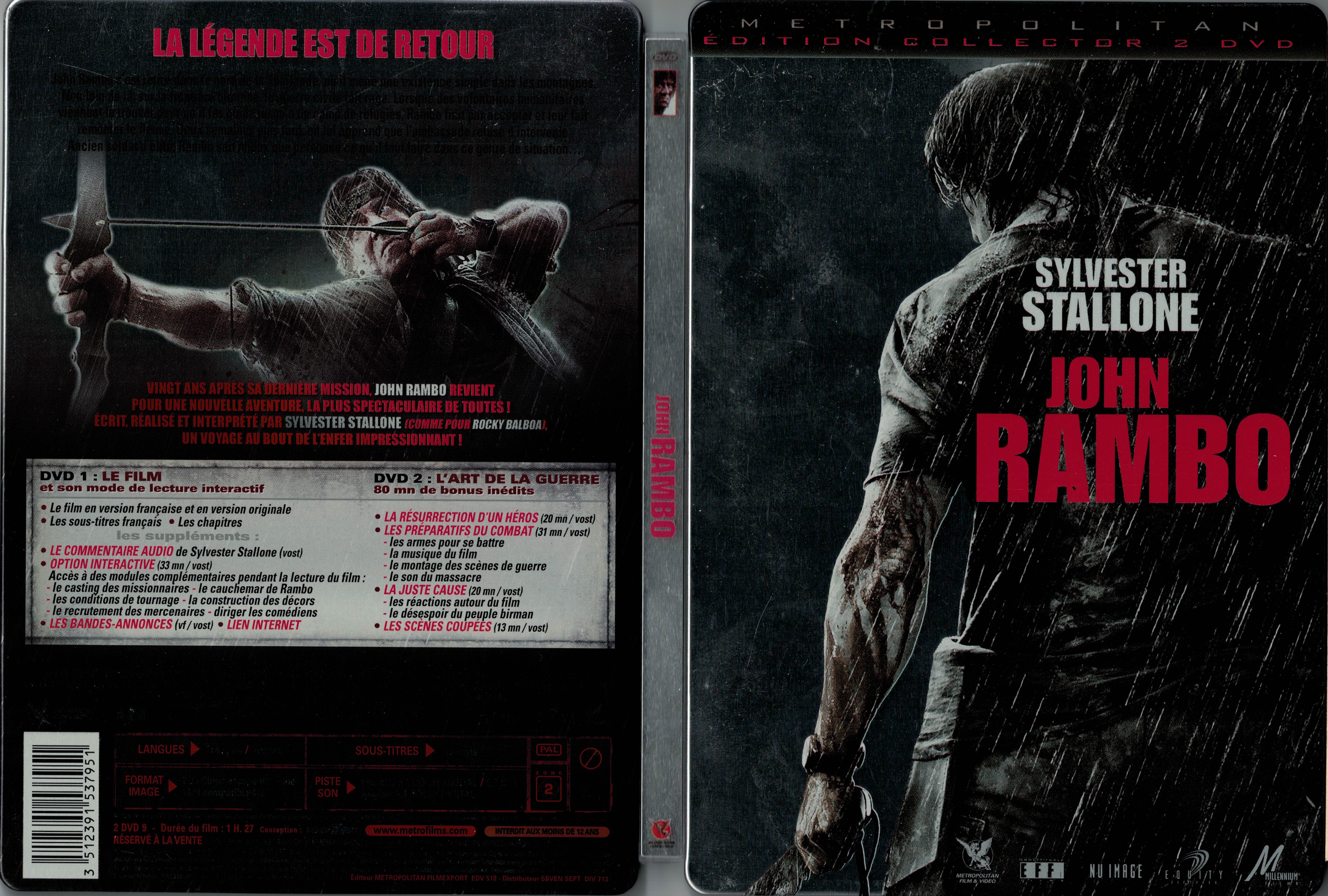 Jaquette DVD John Rambo v4