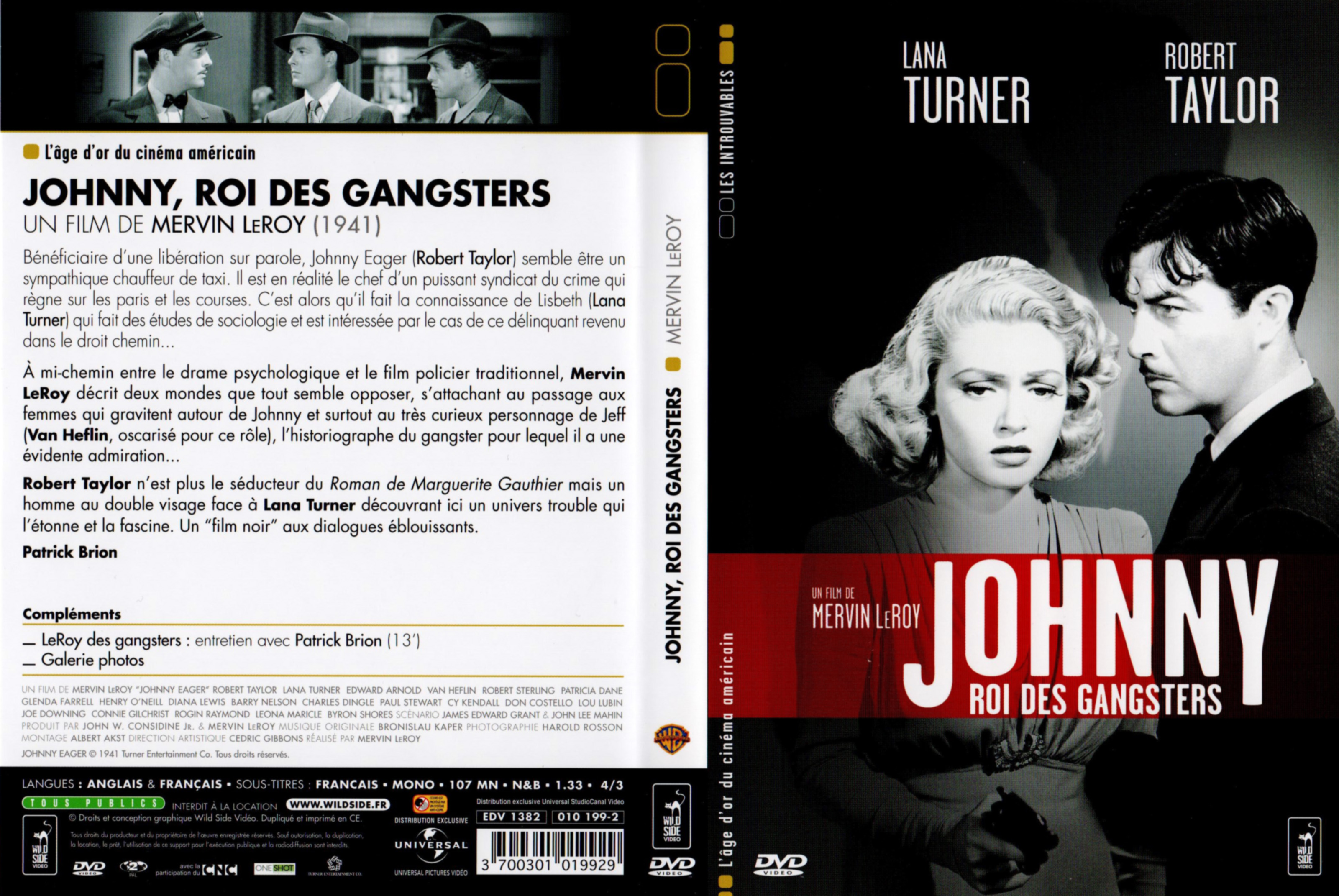 Jaquette DVD Johnny, roi des gangsters