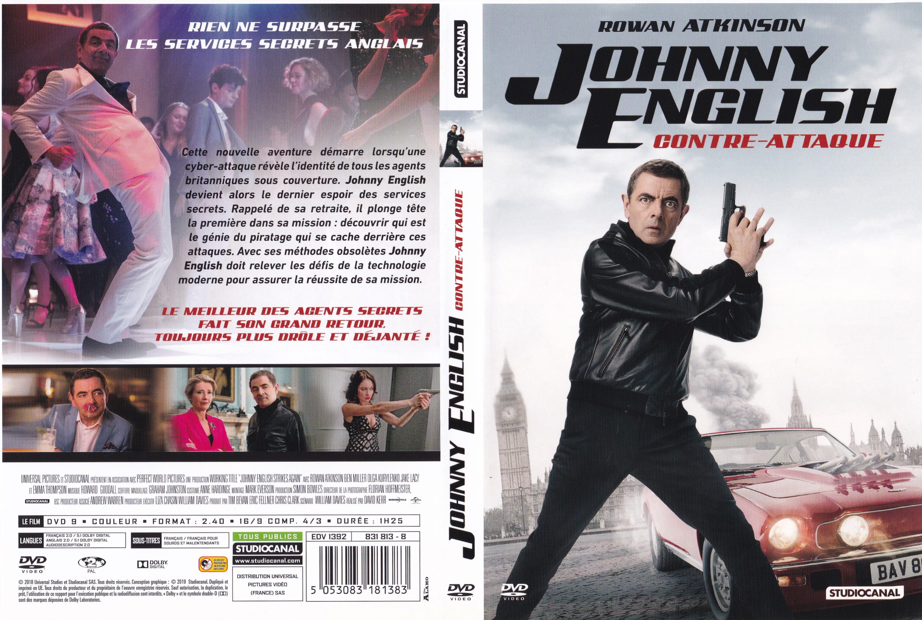Jaquette DVD Johnny English Contre-Attaque