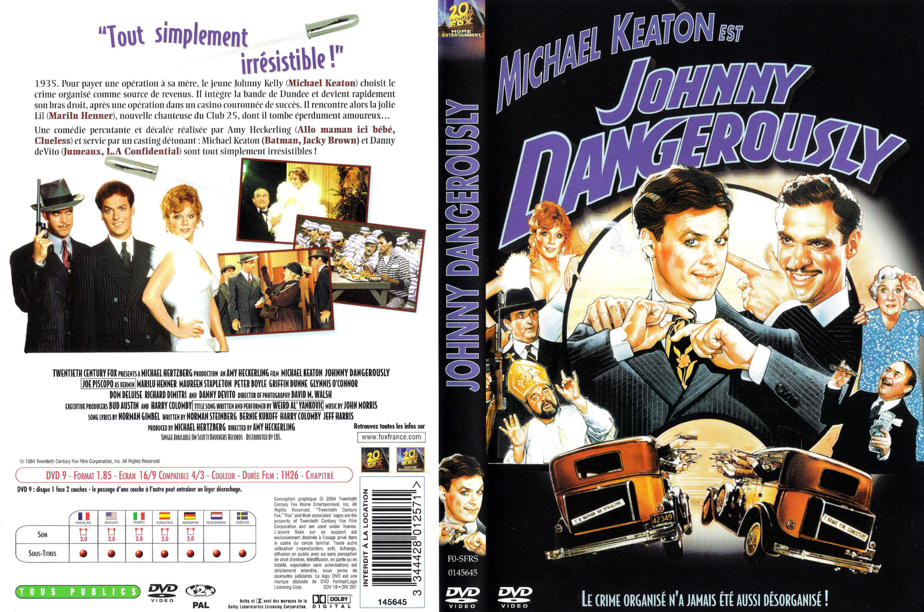 Jaquette DVD Johnny dangerously