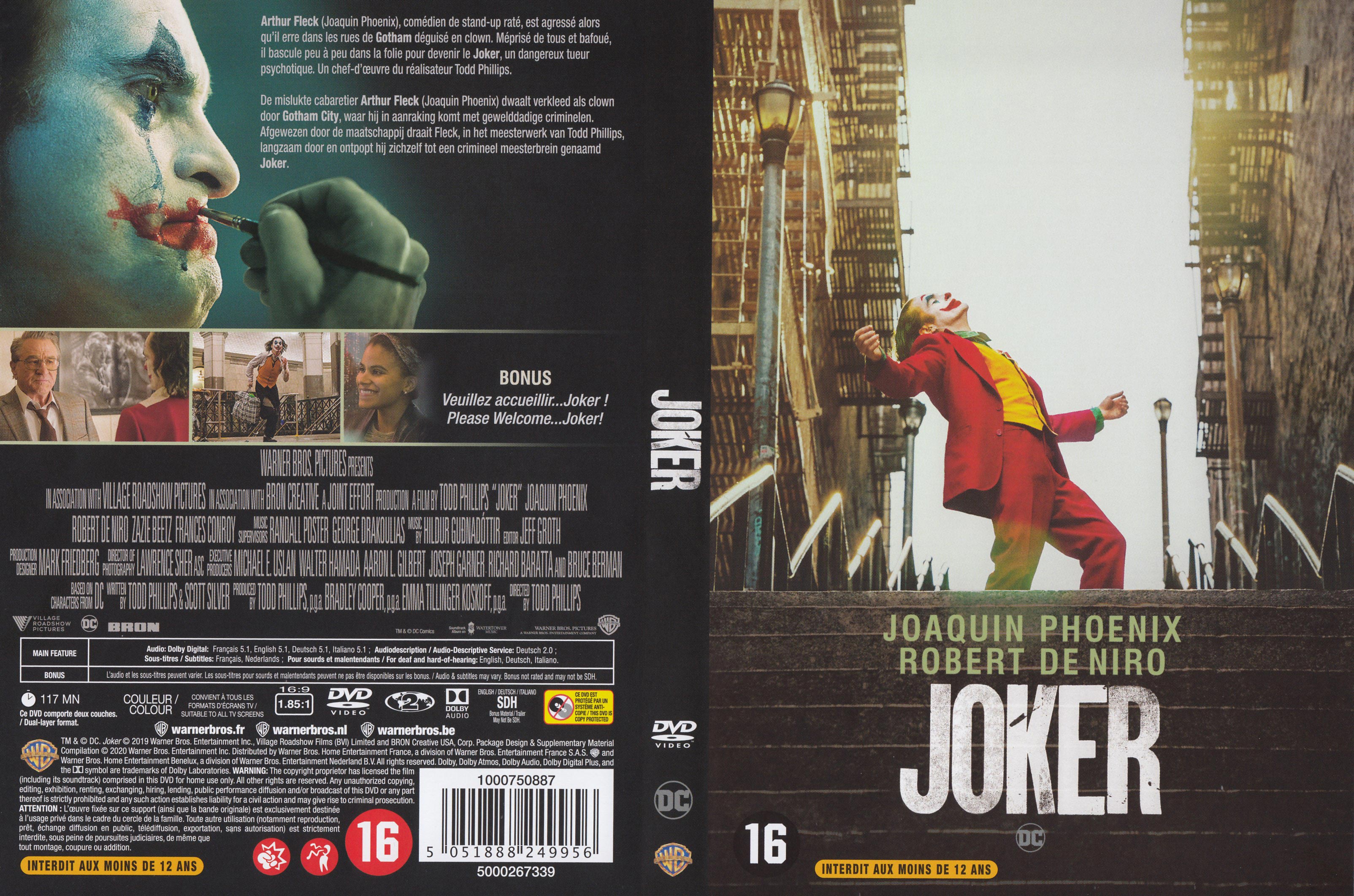 Jaquette DVD Joker 2020
