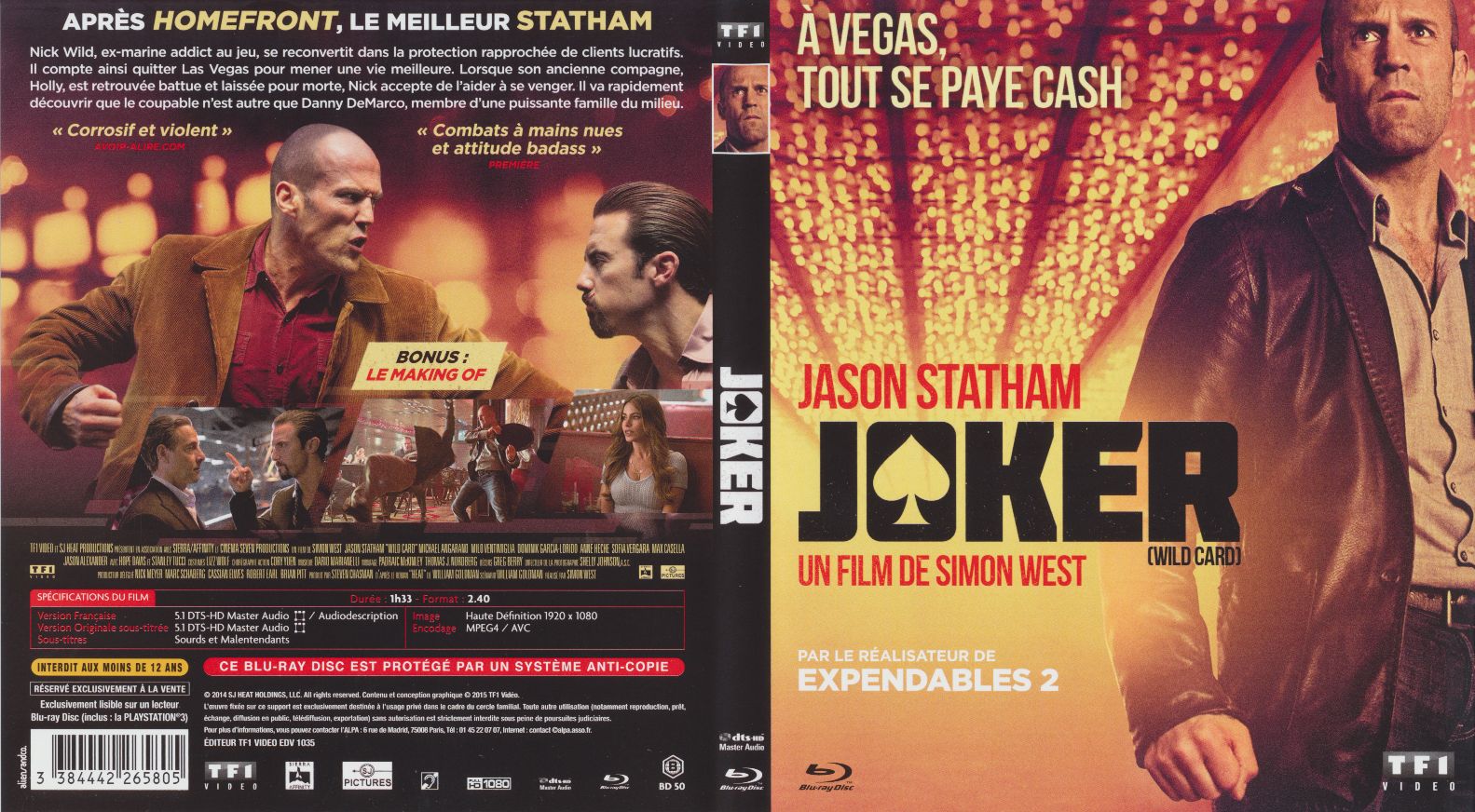 Jaquette DVD Joker (BLU-RAY)