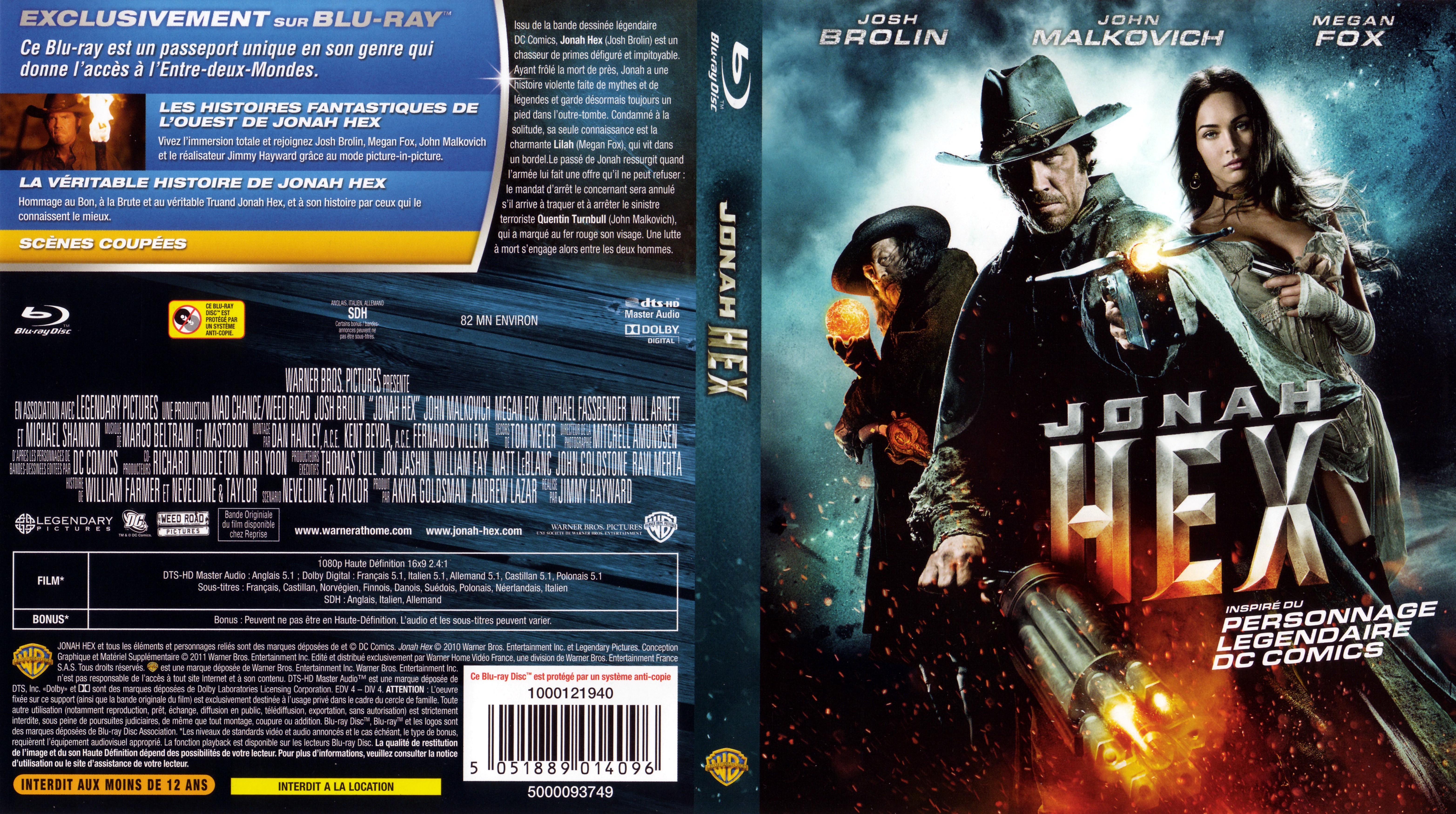 Jaquette DVD Jonah Hex (BLU-RAY) v2