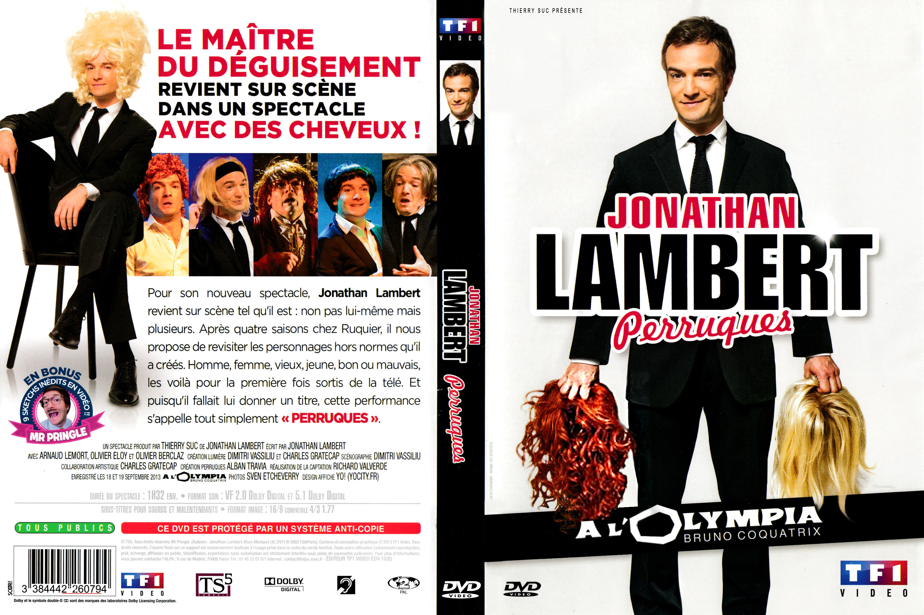 Jaquette DVD Jonathan Lambert  l