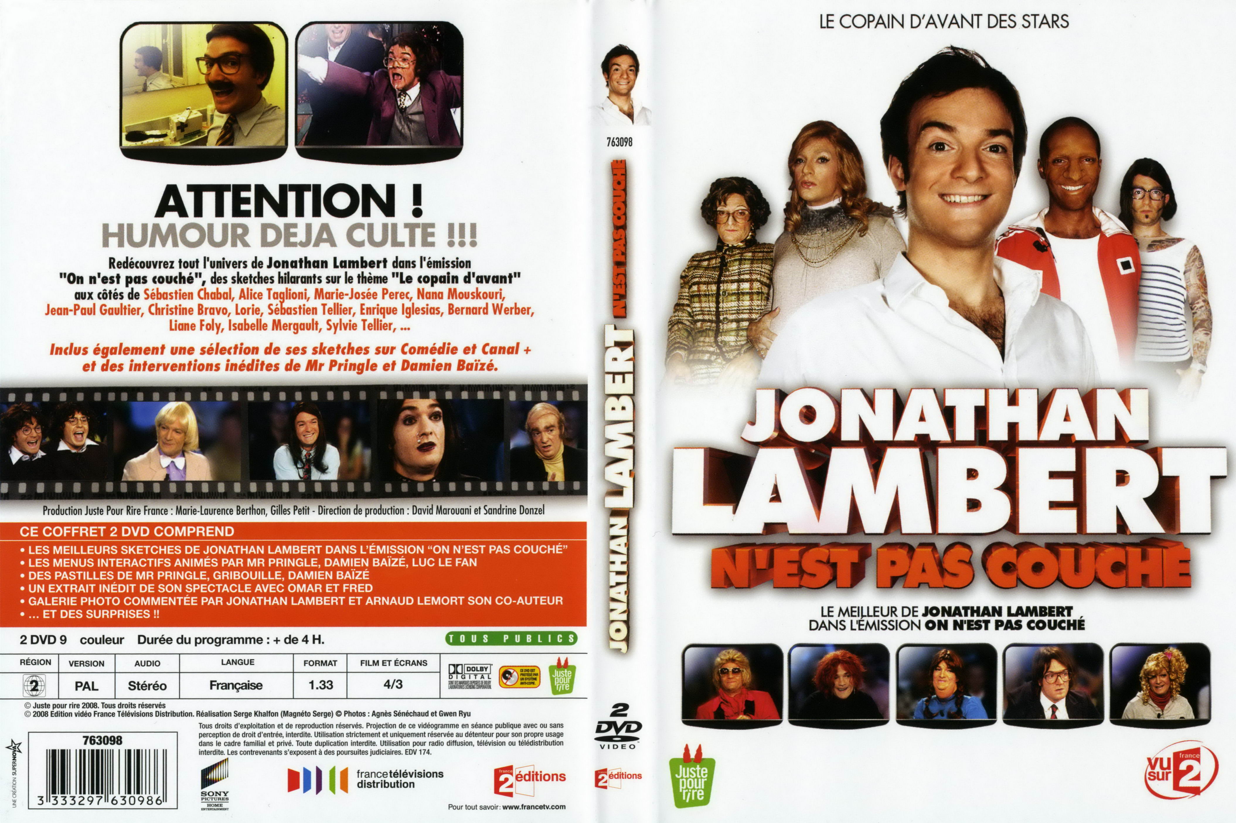 Jaquette DVD Jonathan Lambert n
