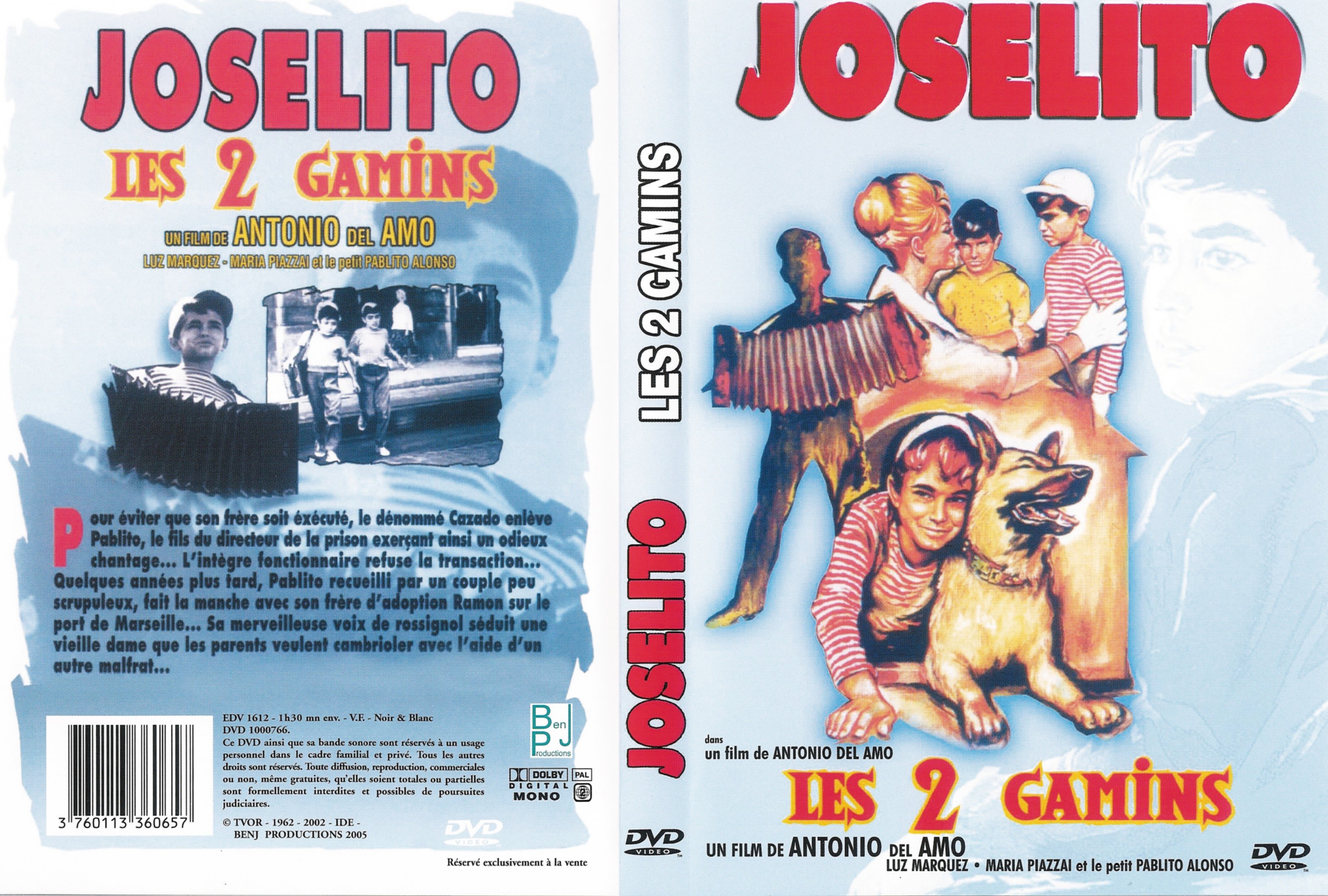 Jaquette DVD Joselito - les 2 gamins