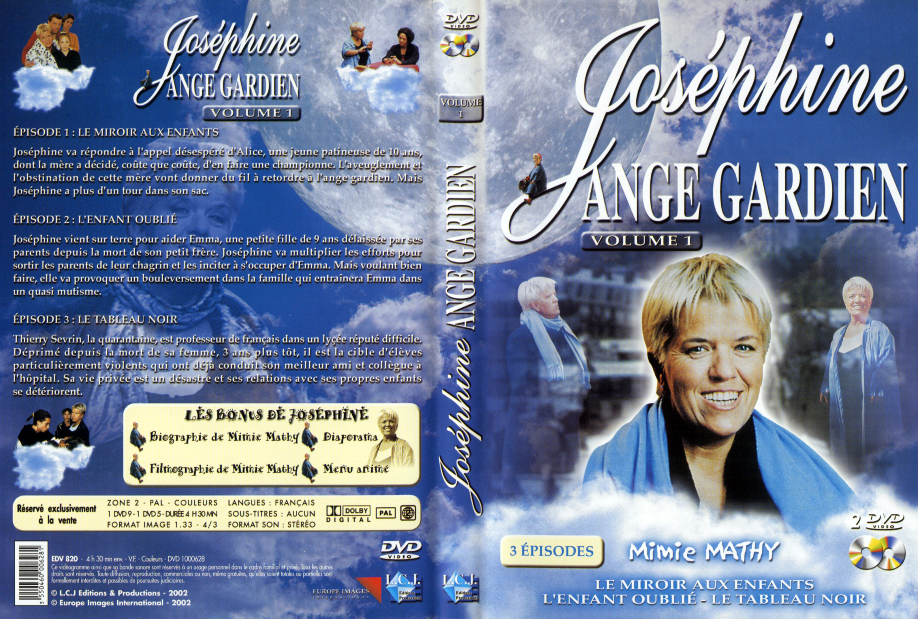 Jaquette DVD Josephine ange gardien vol 01 v3