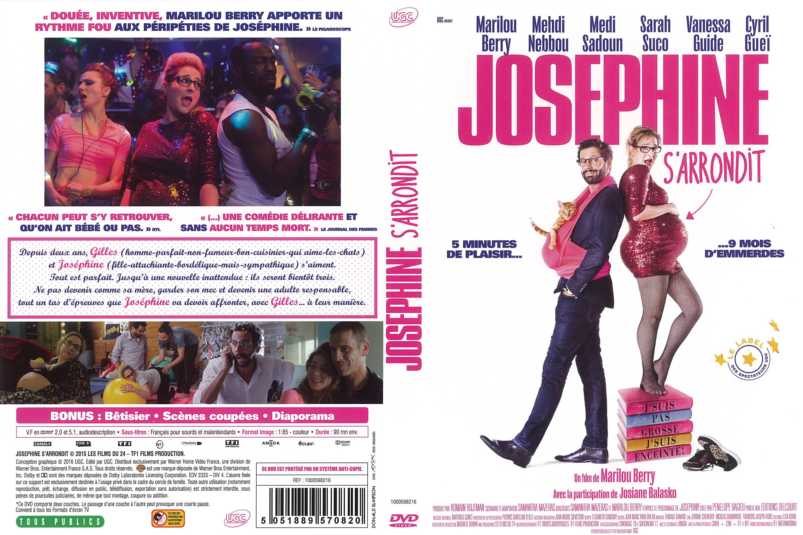 Jaquette DVD de Joséphine s arrondit Cinéma Passion