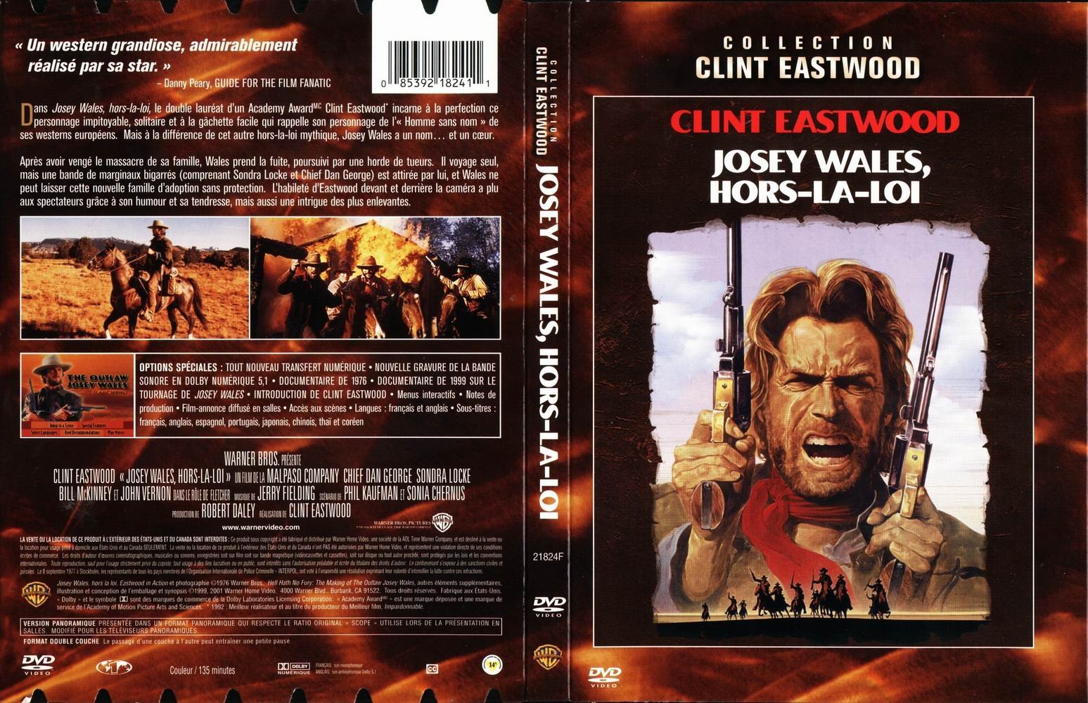Jaquette DVD Josey Wales hors-la-loi v2