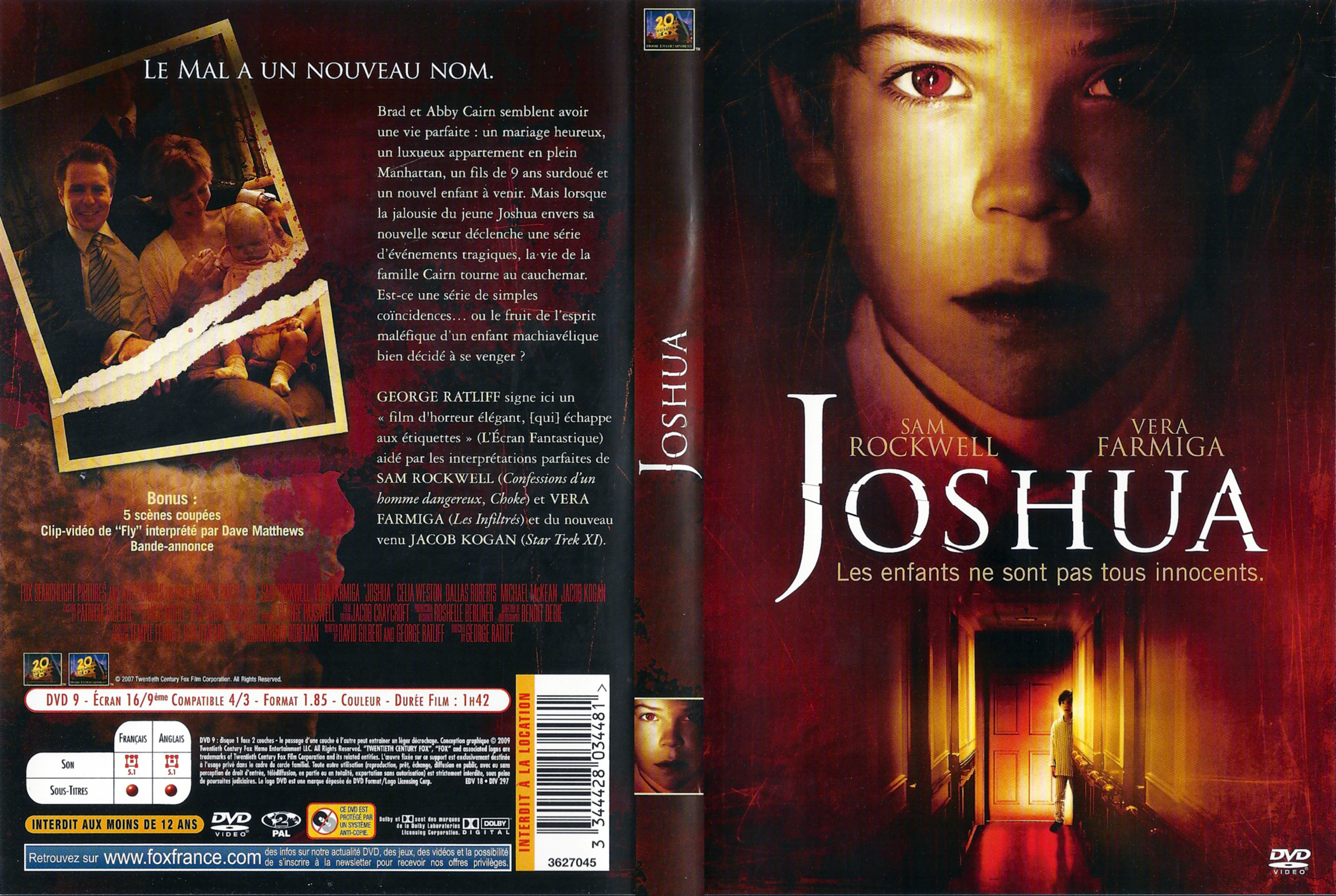 Jaquette DVD Joshua