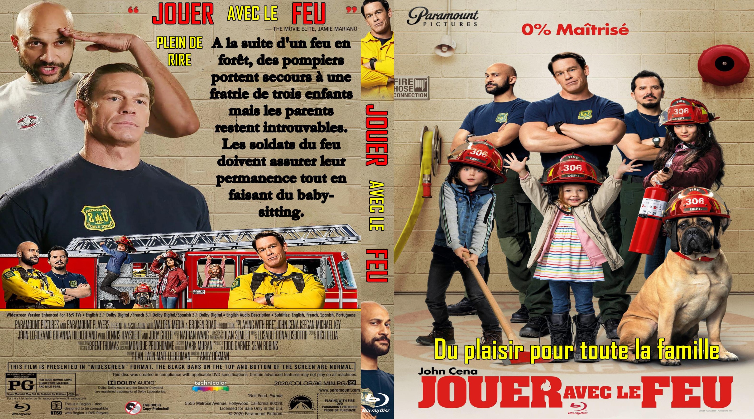 Jaquette DVD Jouer avec le feu custom (BLU-RAY)