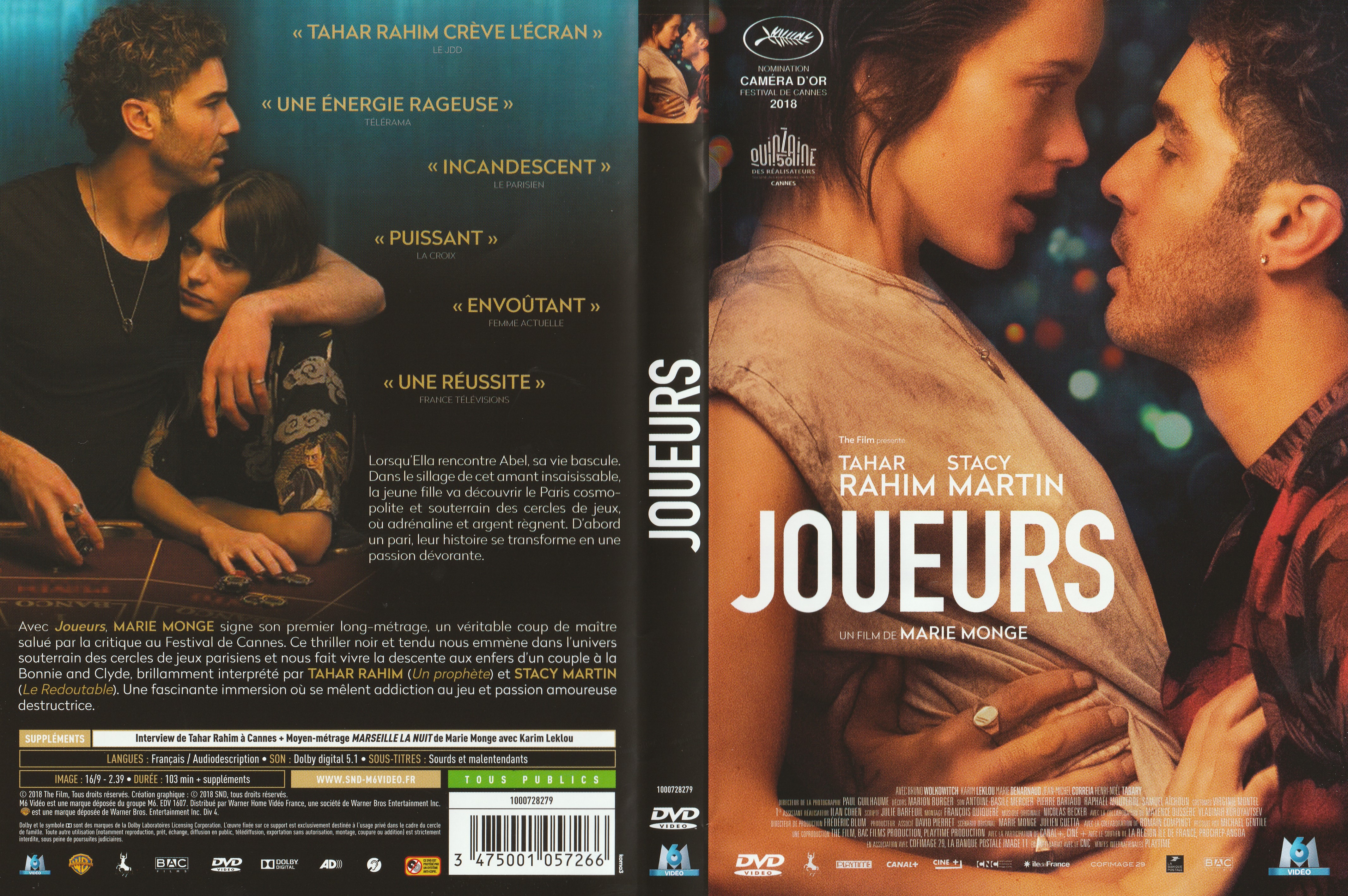 Jaquette DVD Joueurs