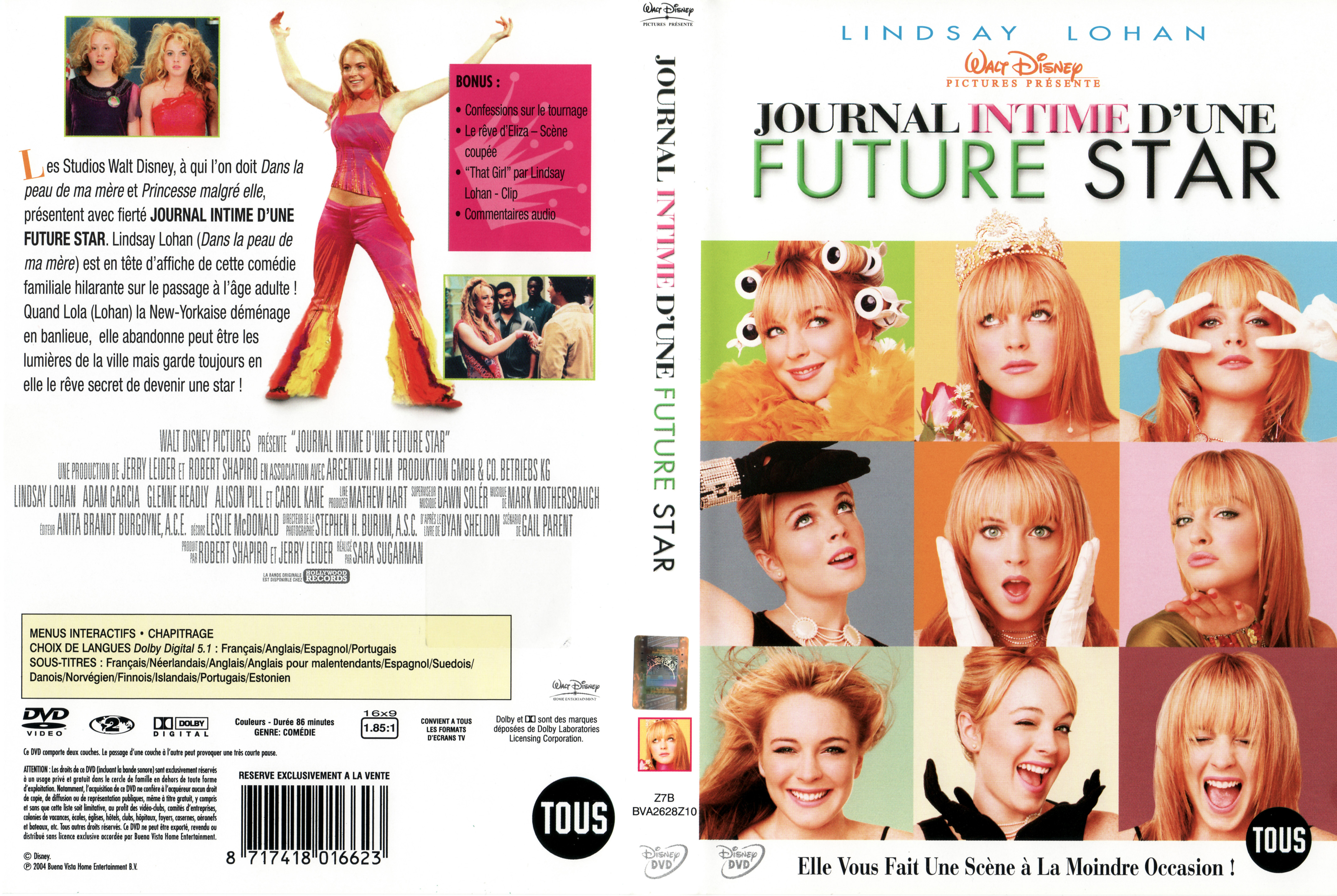 Jaquette DVD Journal intime d