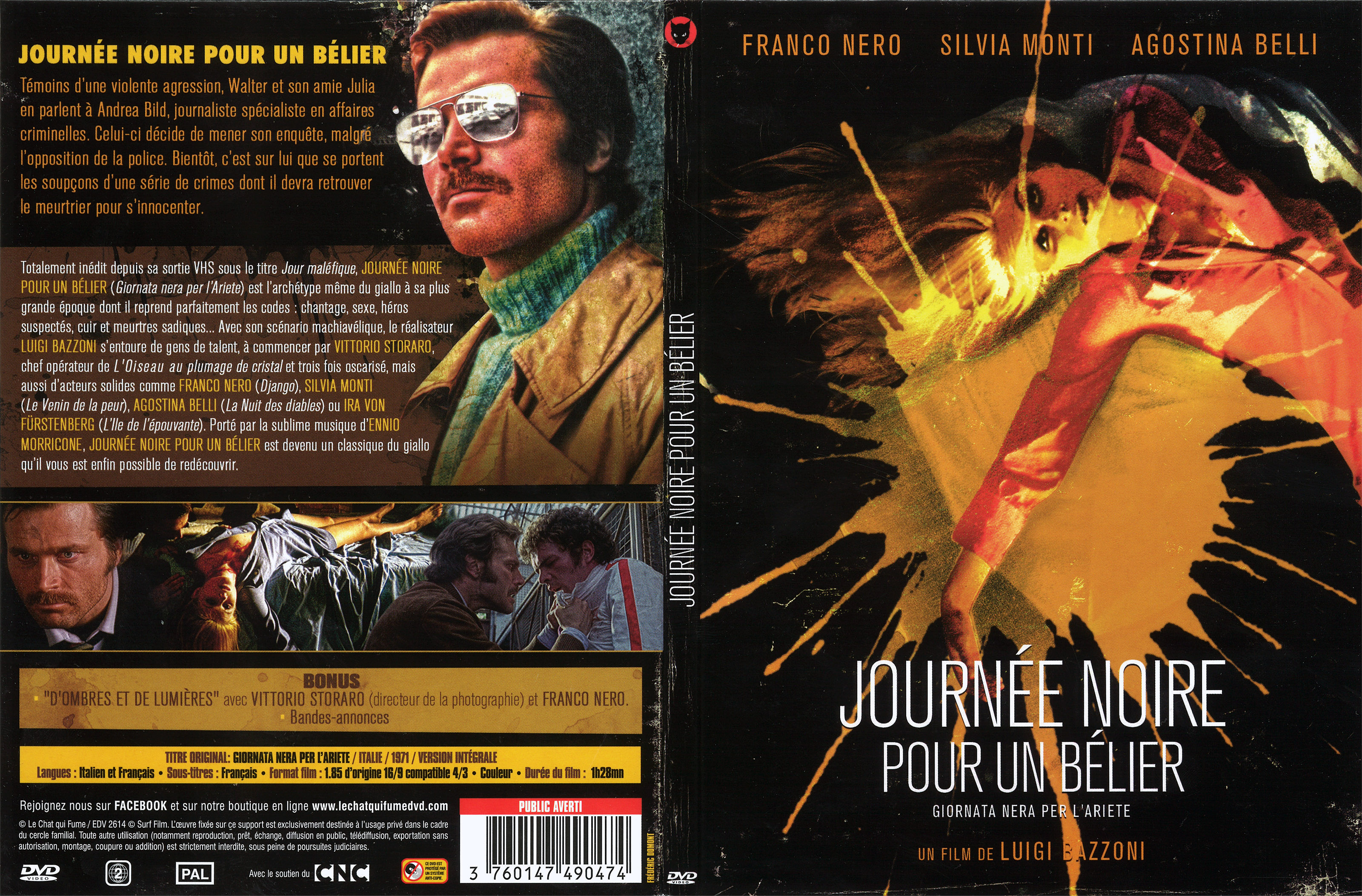 Jaquette DVD Journe noire pour un belier