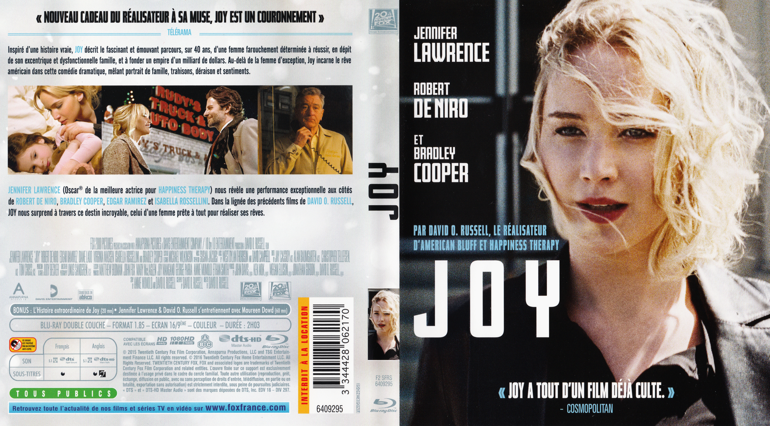 Jaquette DVD Joy (BLU-RAY)