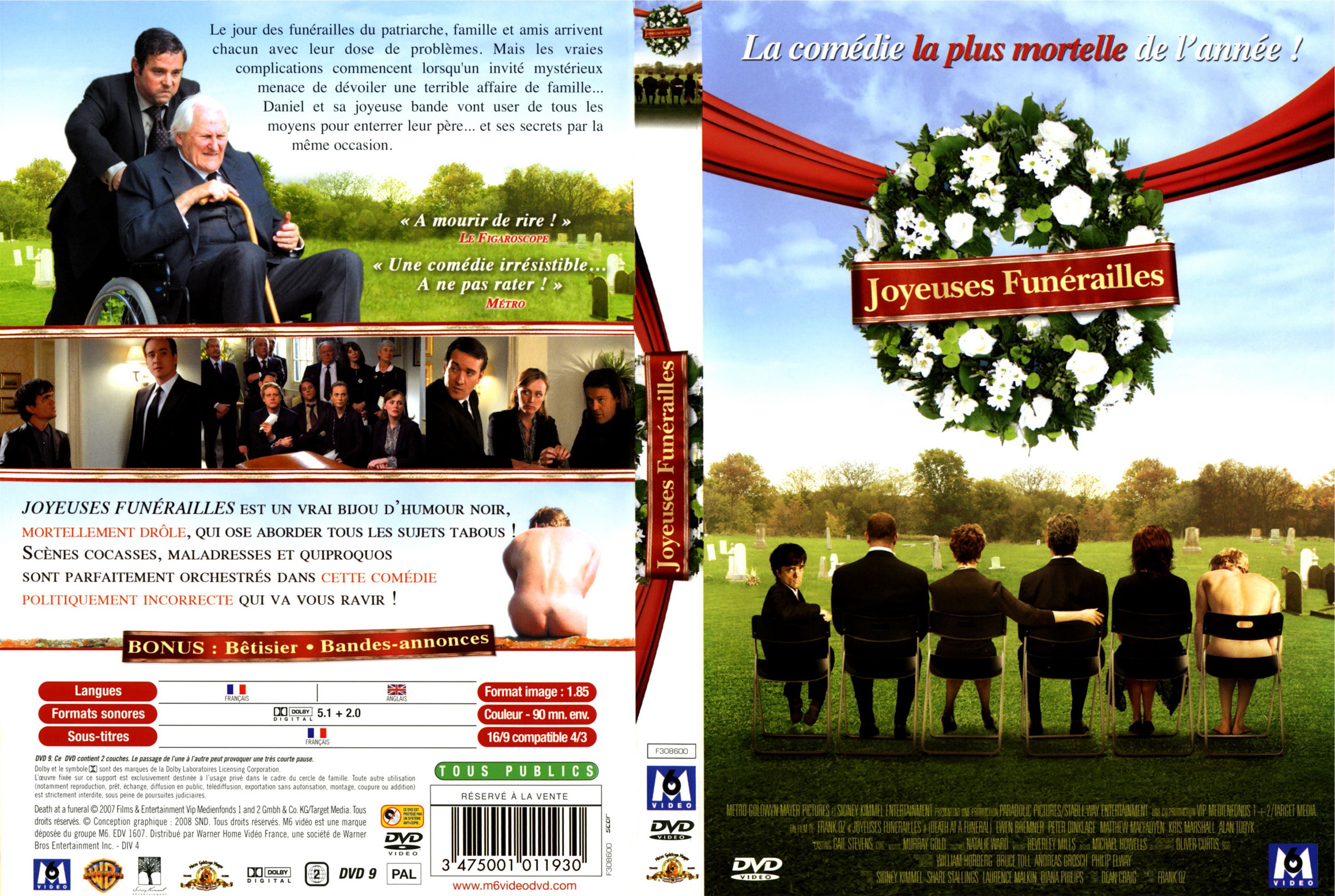 Jaquette DVD Joyeuses funerailles