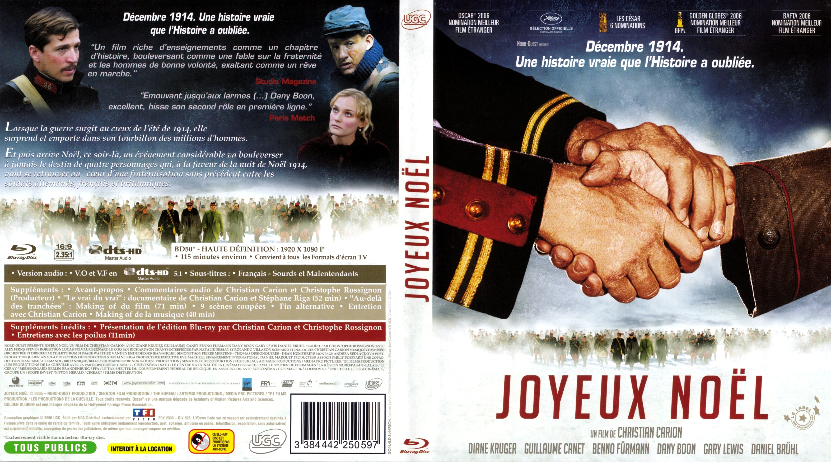 Jaquette DVD Joyeux Noel (BLU-RAY)