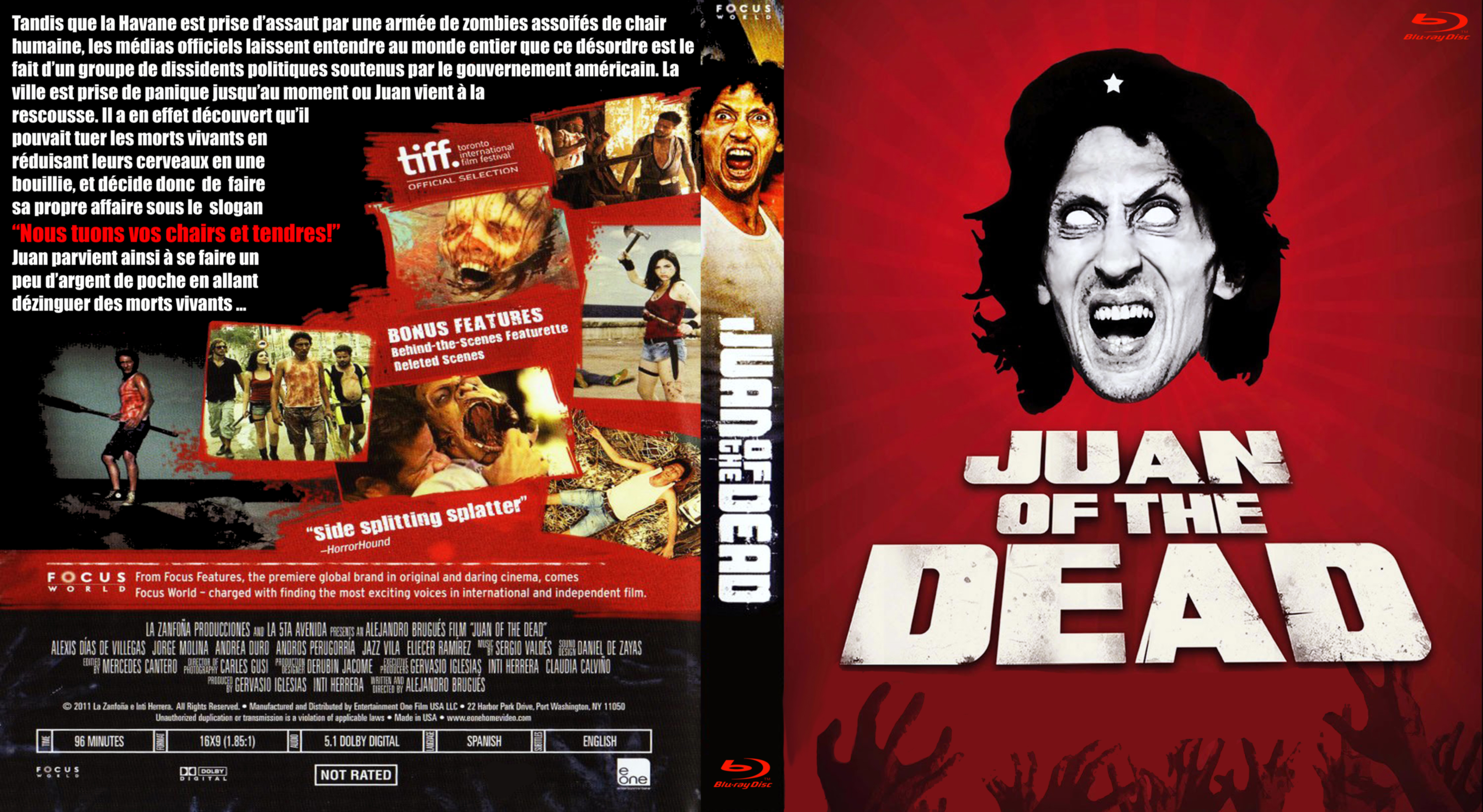 Jaquette DVD Juan of the dead custom (BLU-RAY)