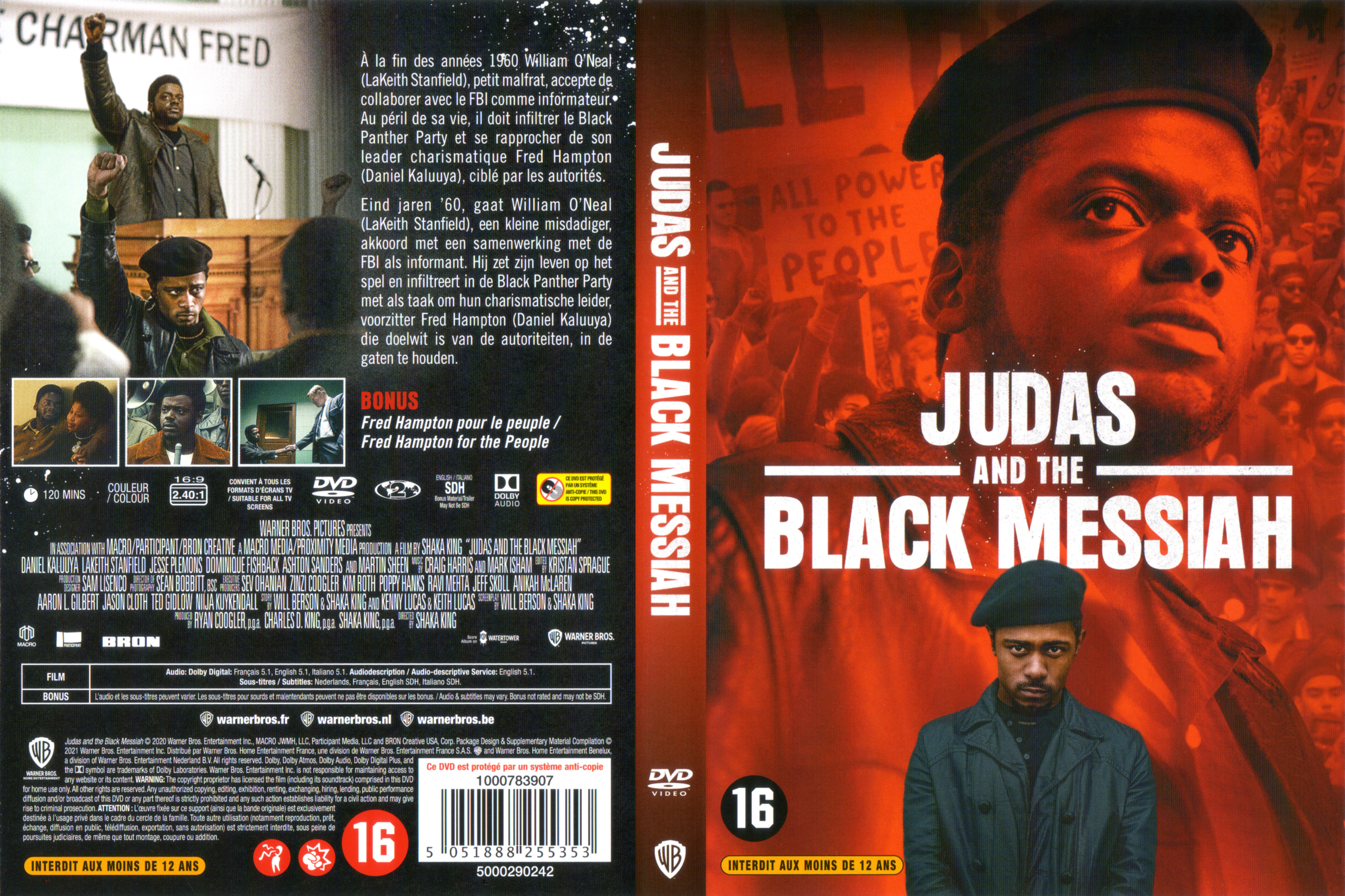 Jaquette DVD Judas and the black Messiah