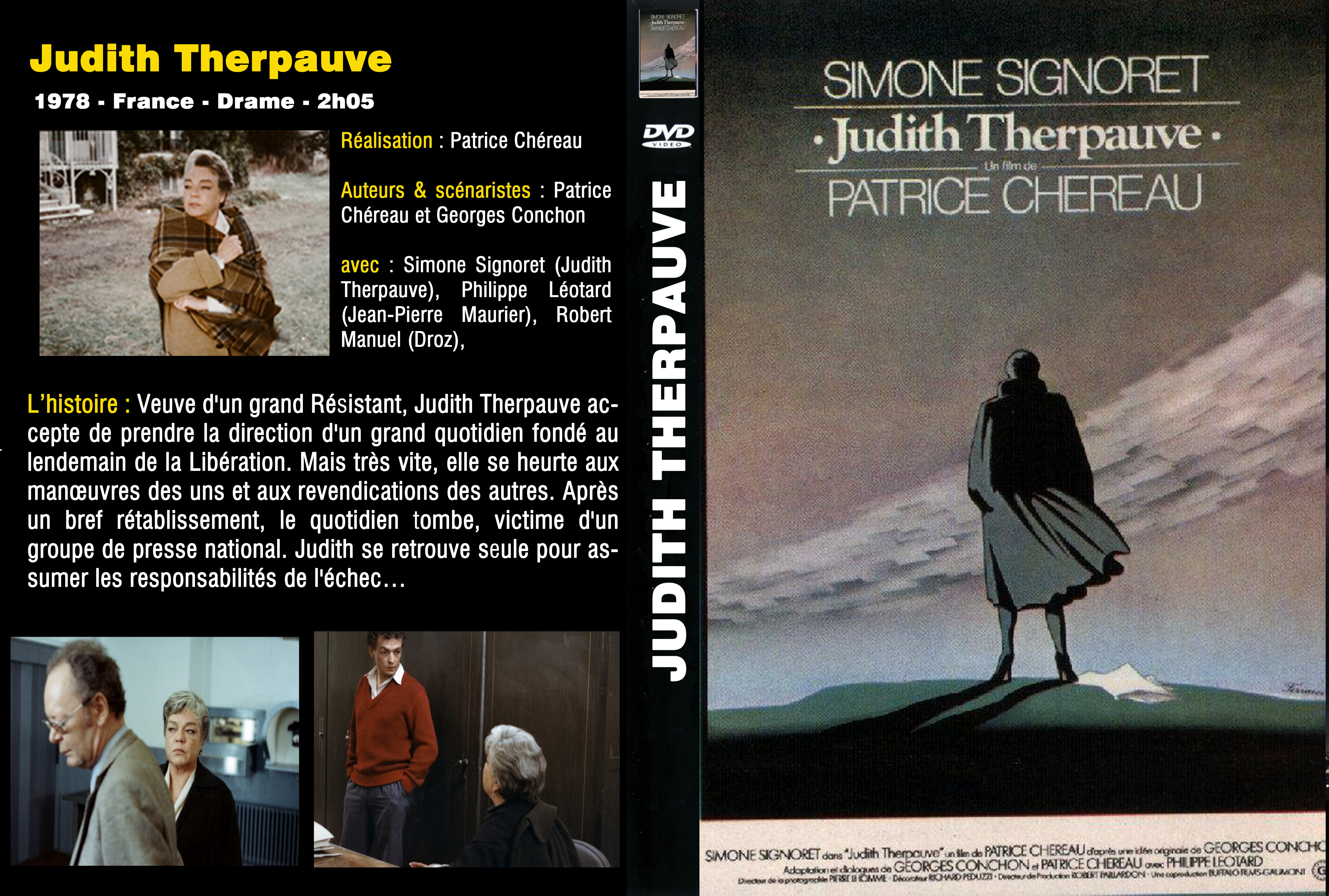 Jaquette DVD Judith Therpauve custom