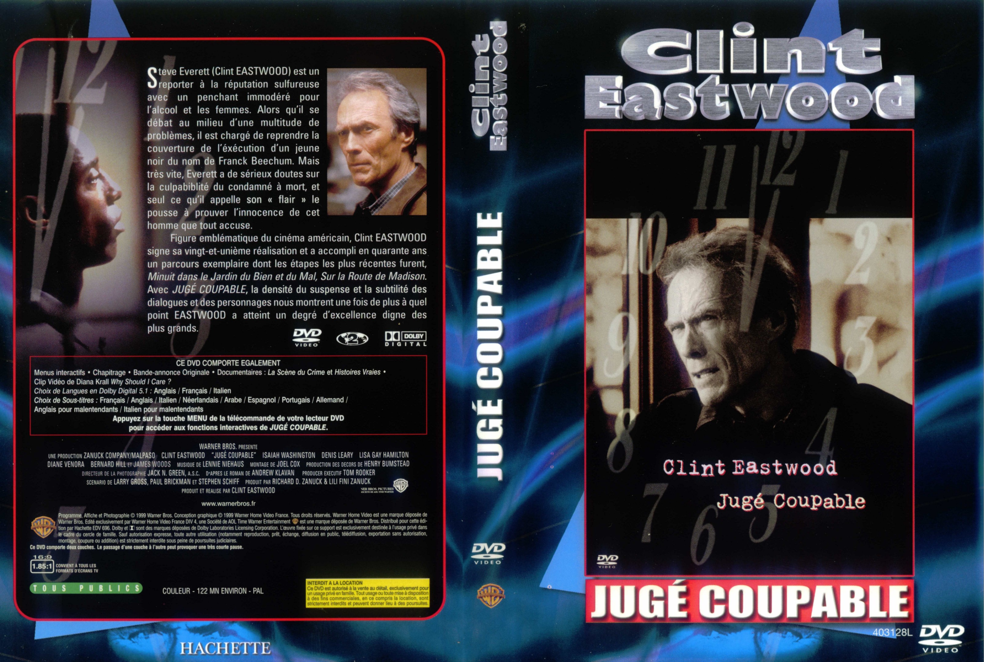 Jaquette DVD Jug coupable