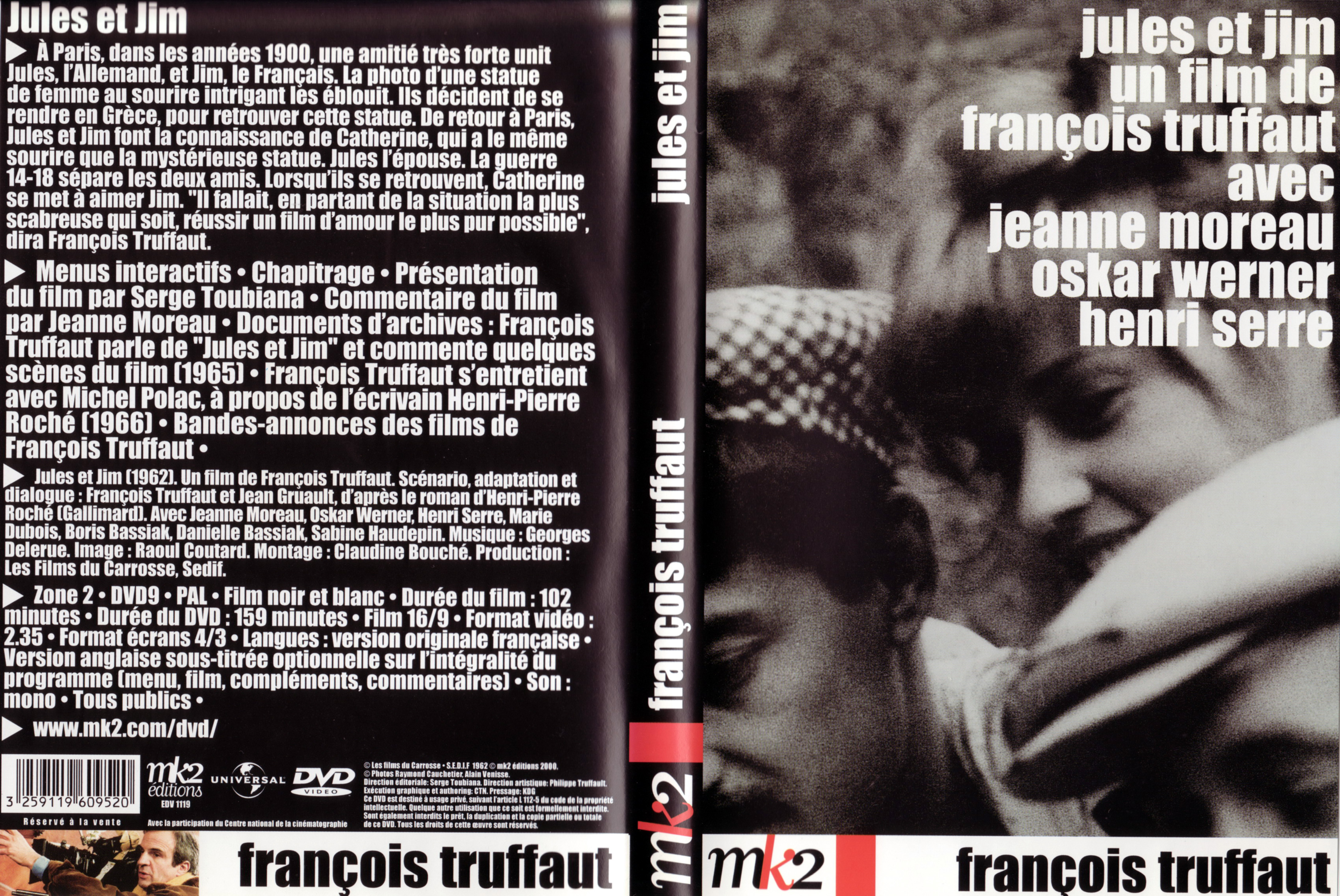 Jaquette DVD Jules et Jim