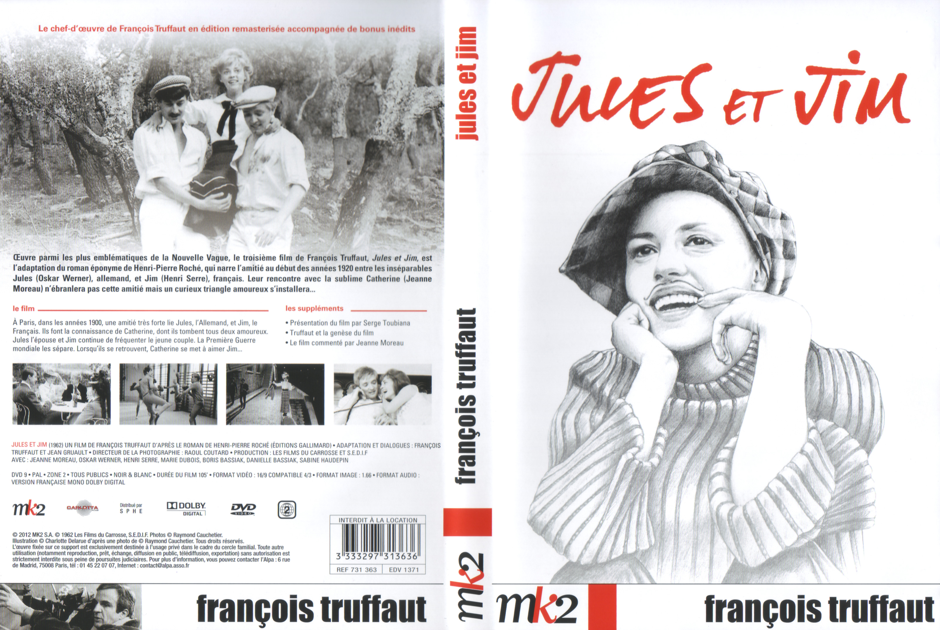 Jaquette DVD Jules et Jim V3