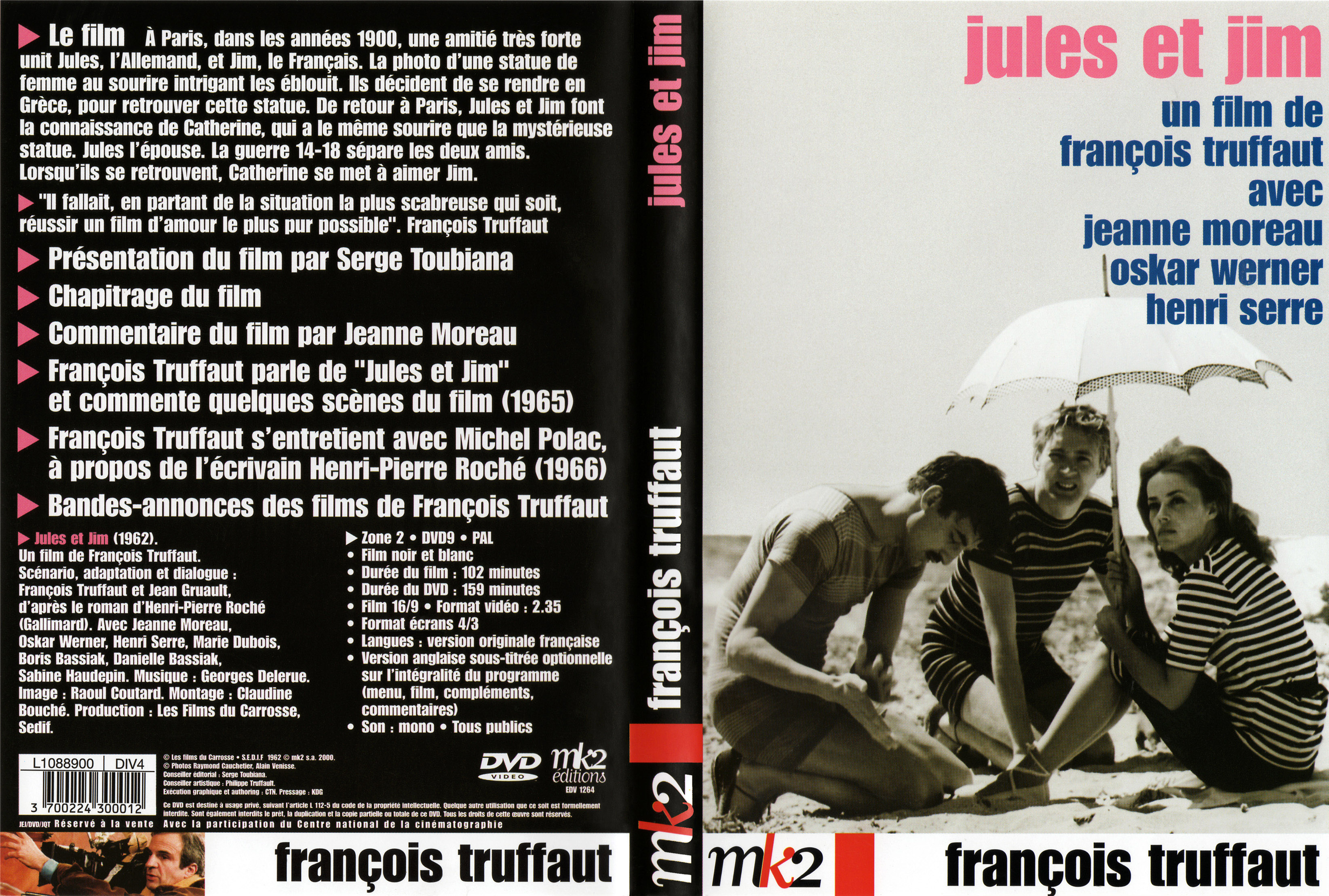 Jaquette DVD Jules et Jim v2