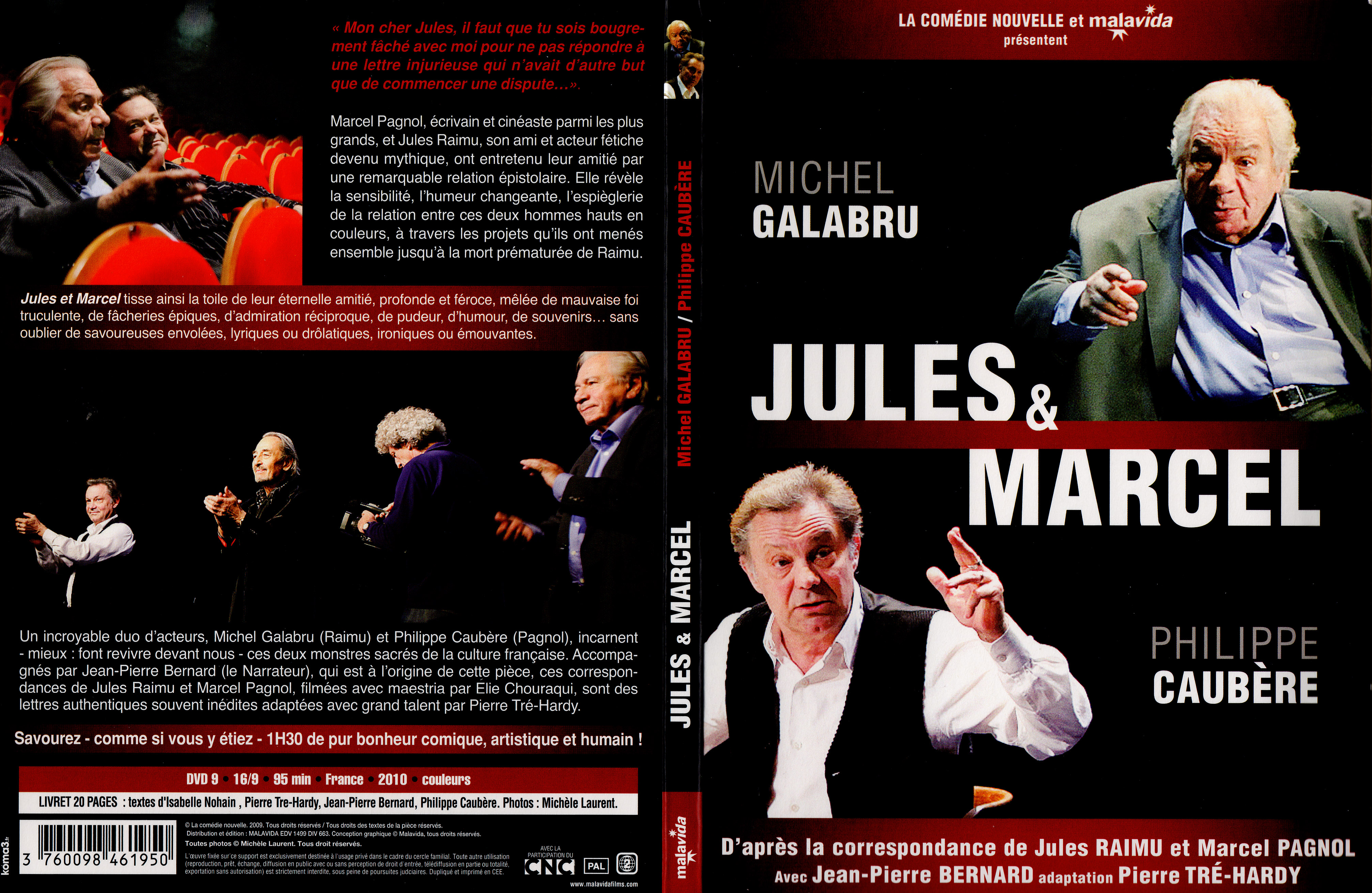 Jaquette DVD Jules et Marcel