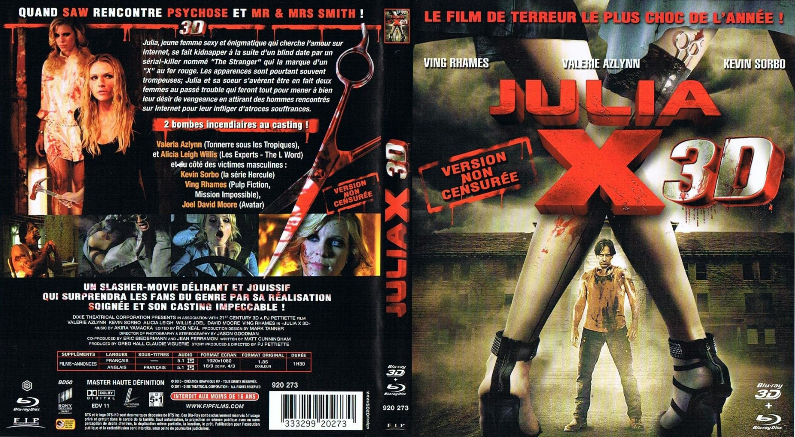 Jaquette DVD Julia X (BLU-RAY)