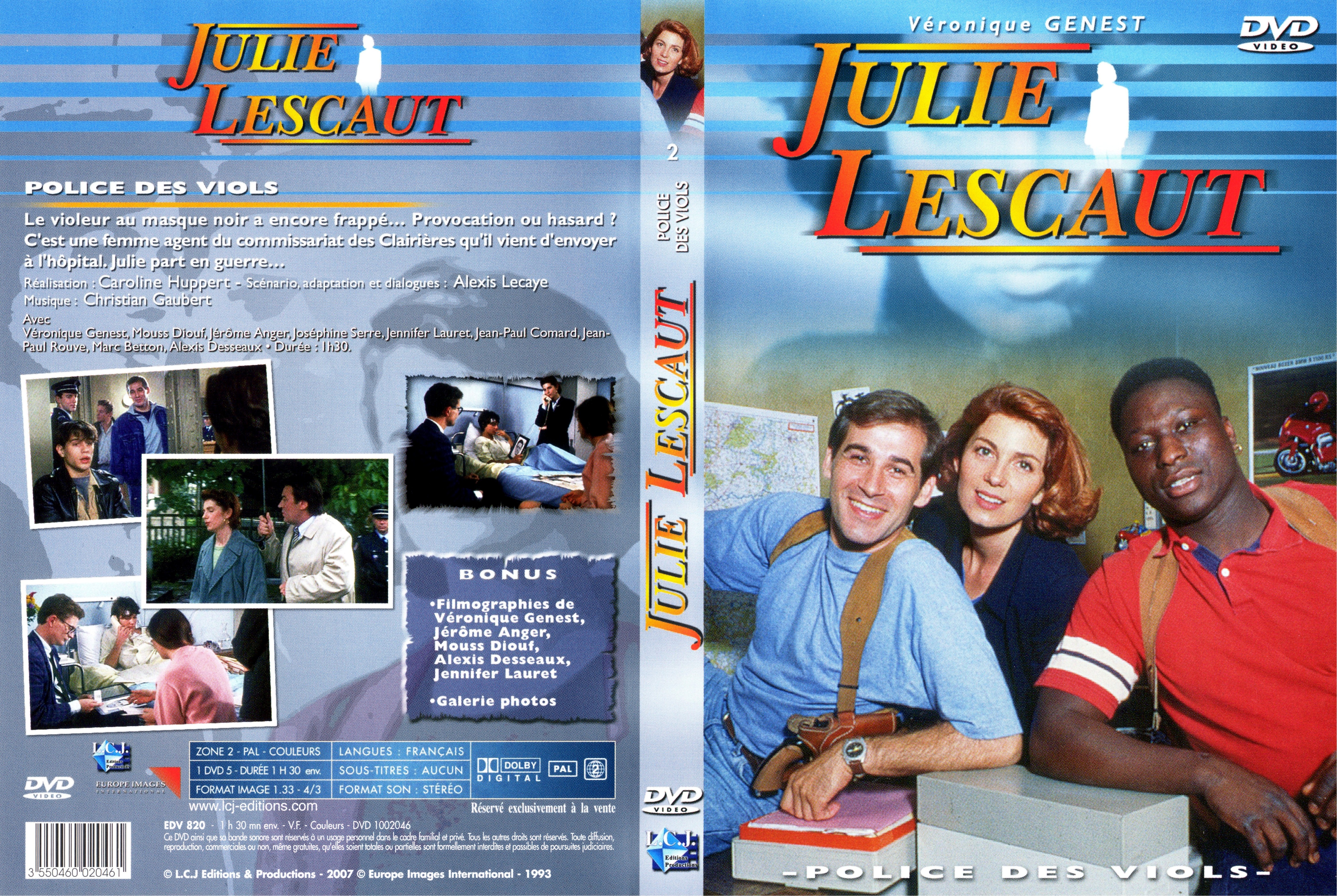 Jaquette DVD Julie Lescaut vol 02 v2