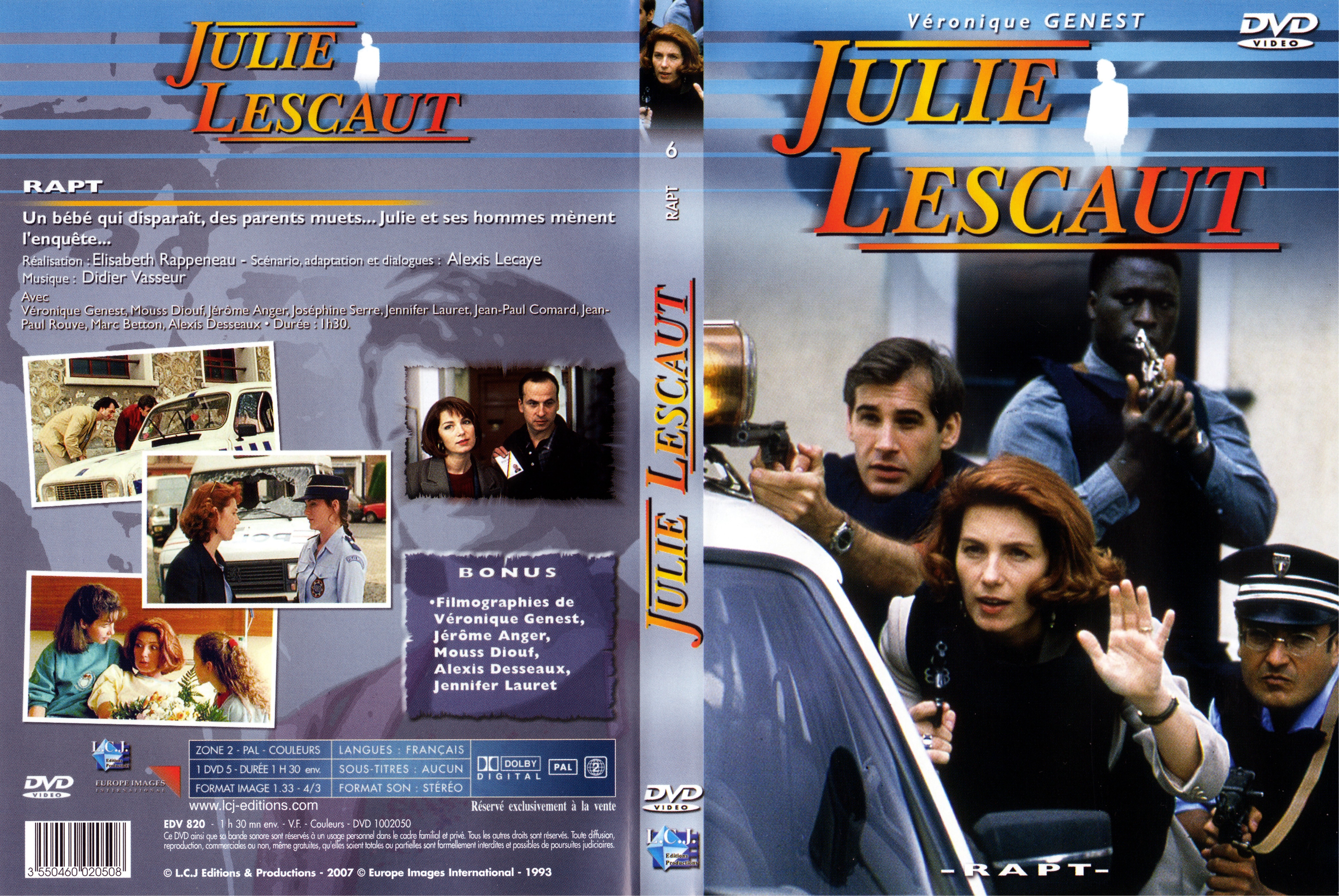 Jaquette DVD Julie Lescaut vol 06
