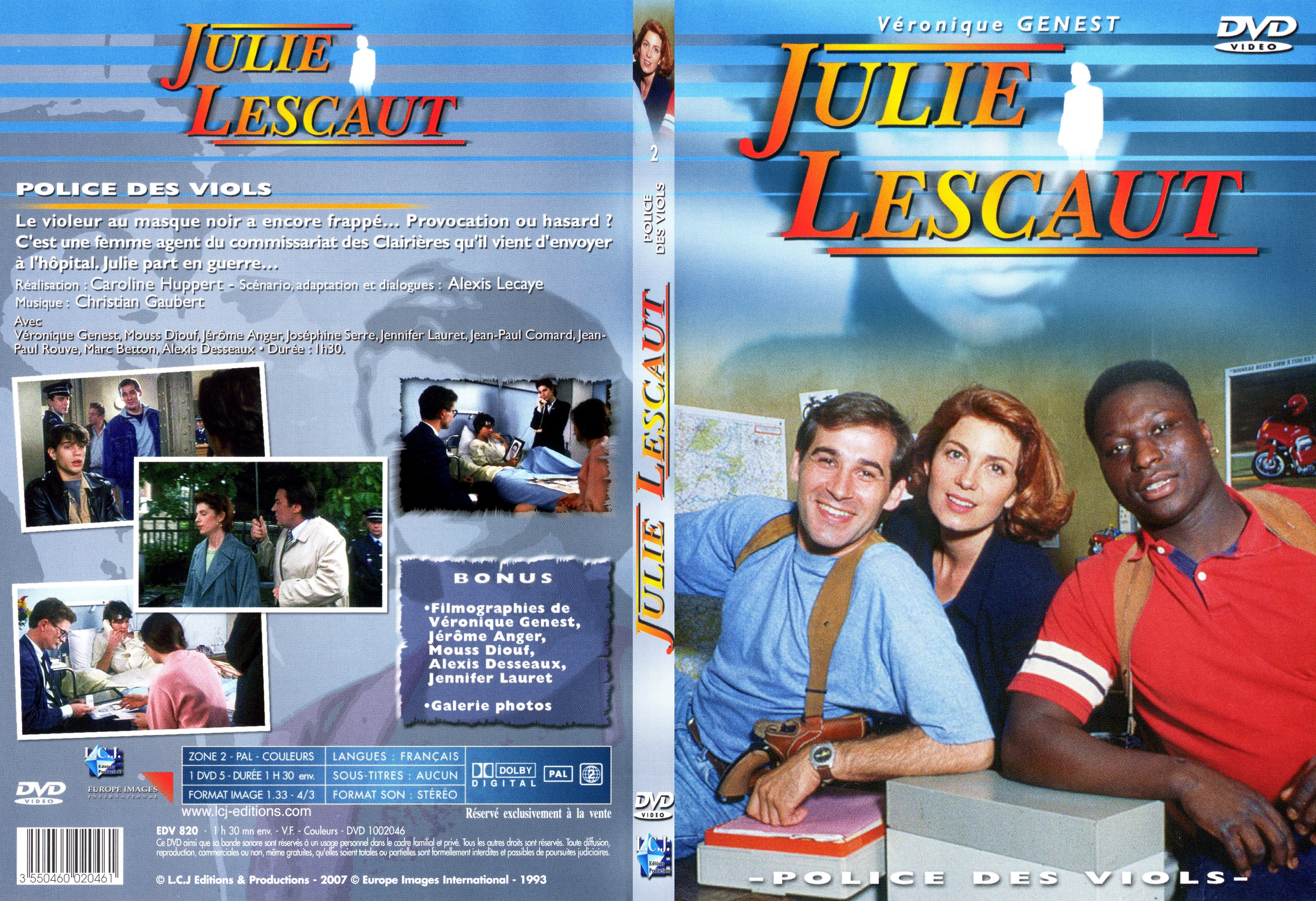 Jaquette DVD Julie Lescaut vol 2 - SLIM