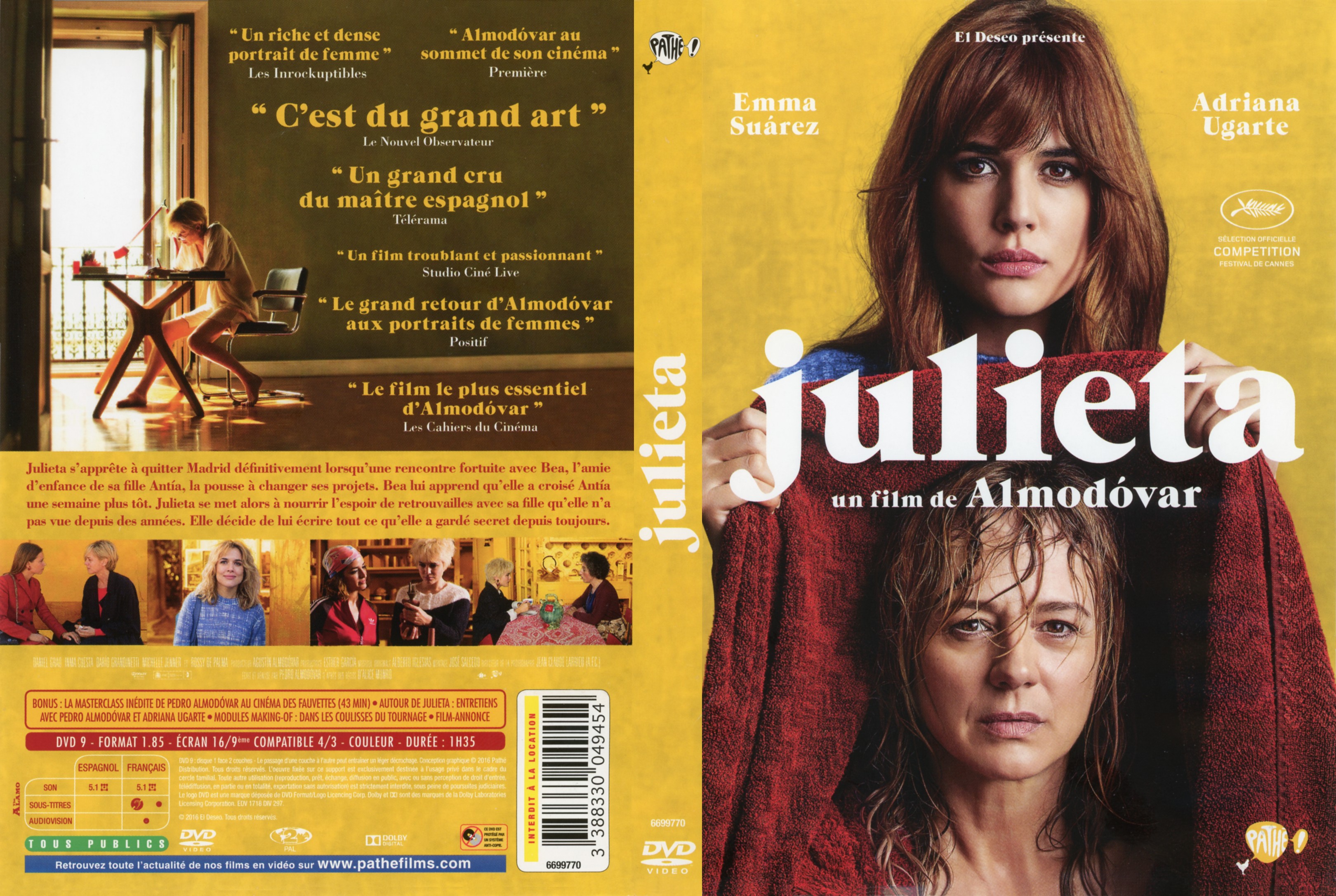 Jaquette DVD Julieta