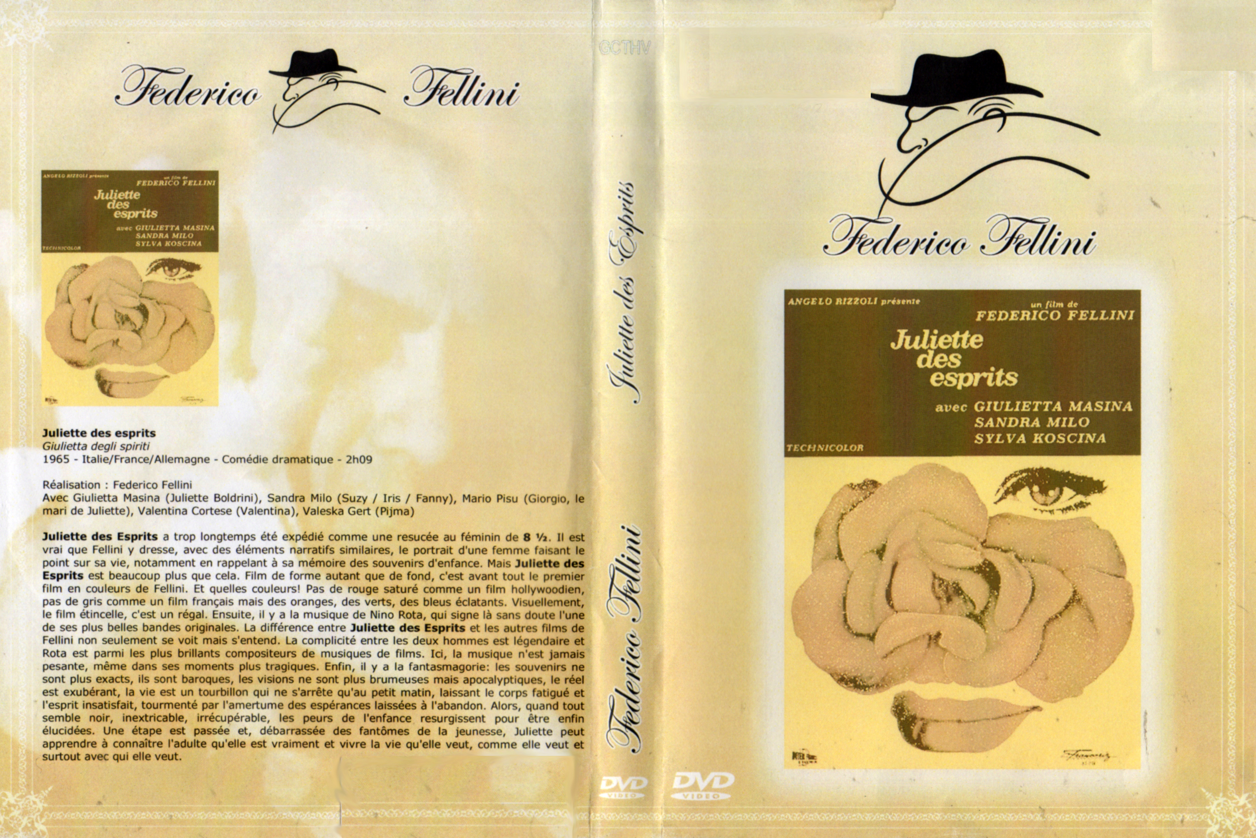 Jaquette DVD Juliette des esprits v2