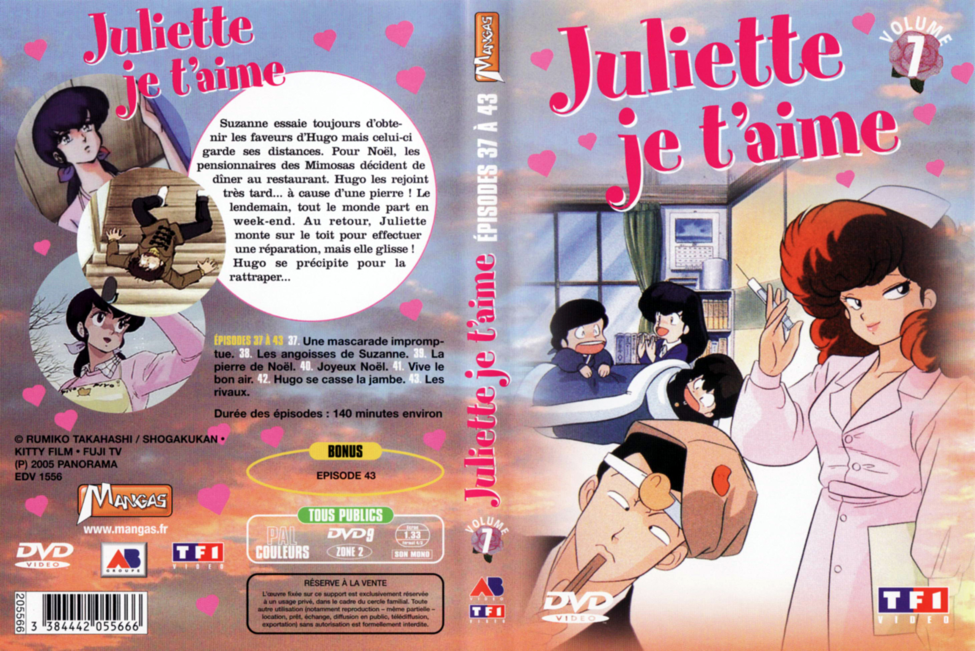 Jaquette DVD Juliette je t aime vol 07