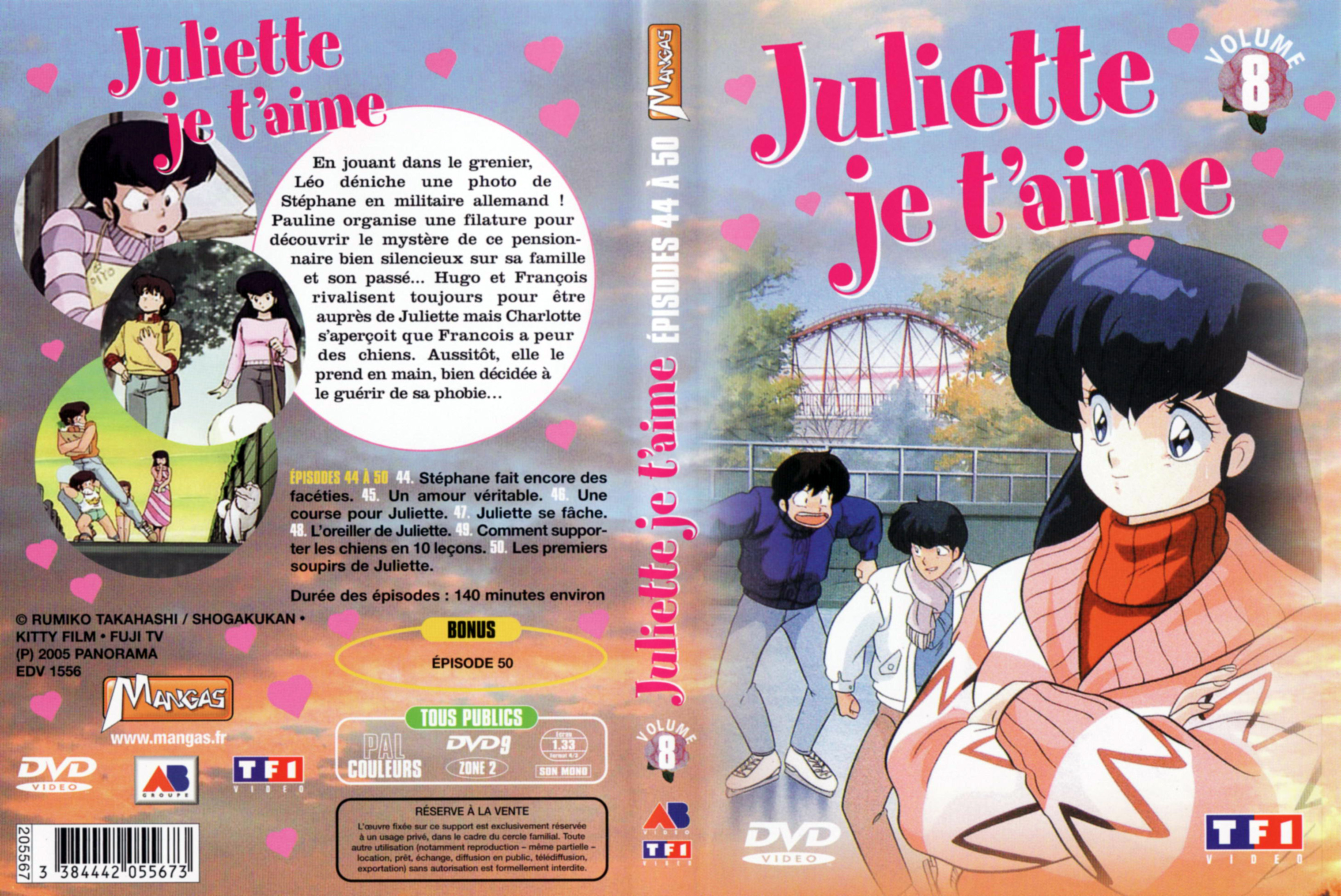 Jaquette DVD Juliette je t aime vol 08