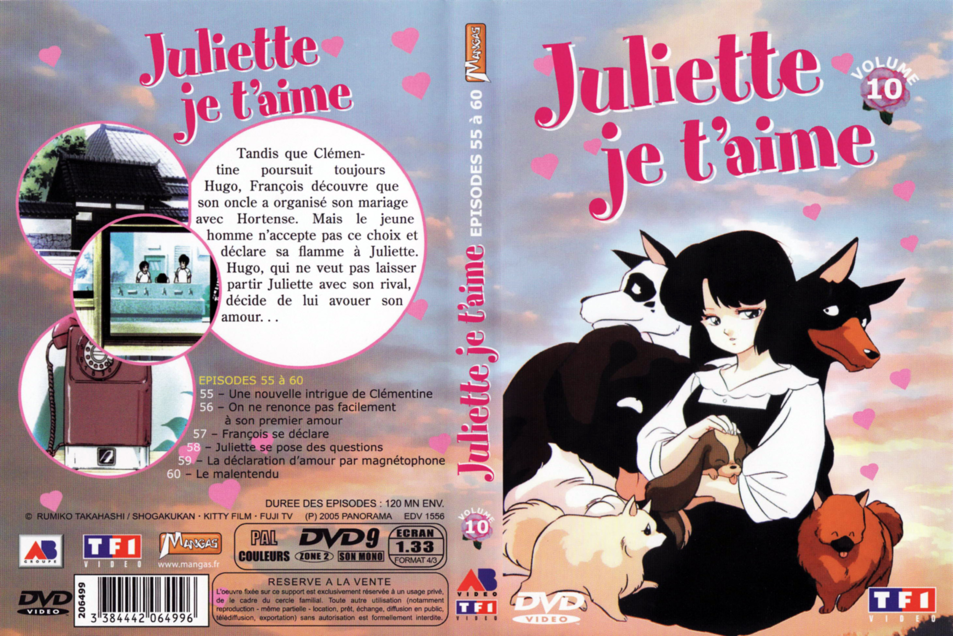 Jaquette DVD Juliette je t aime vol 10