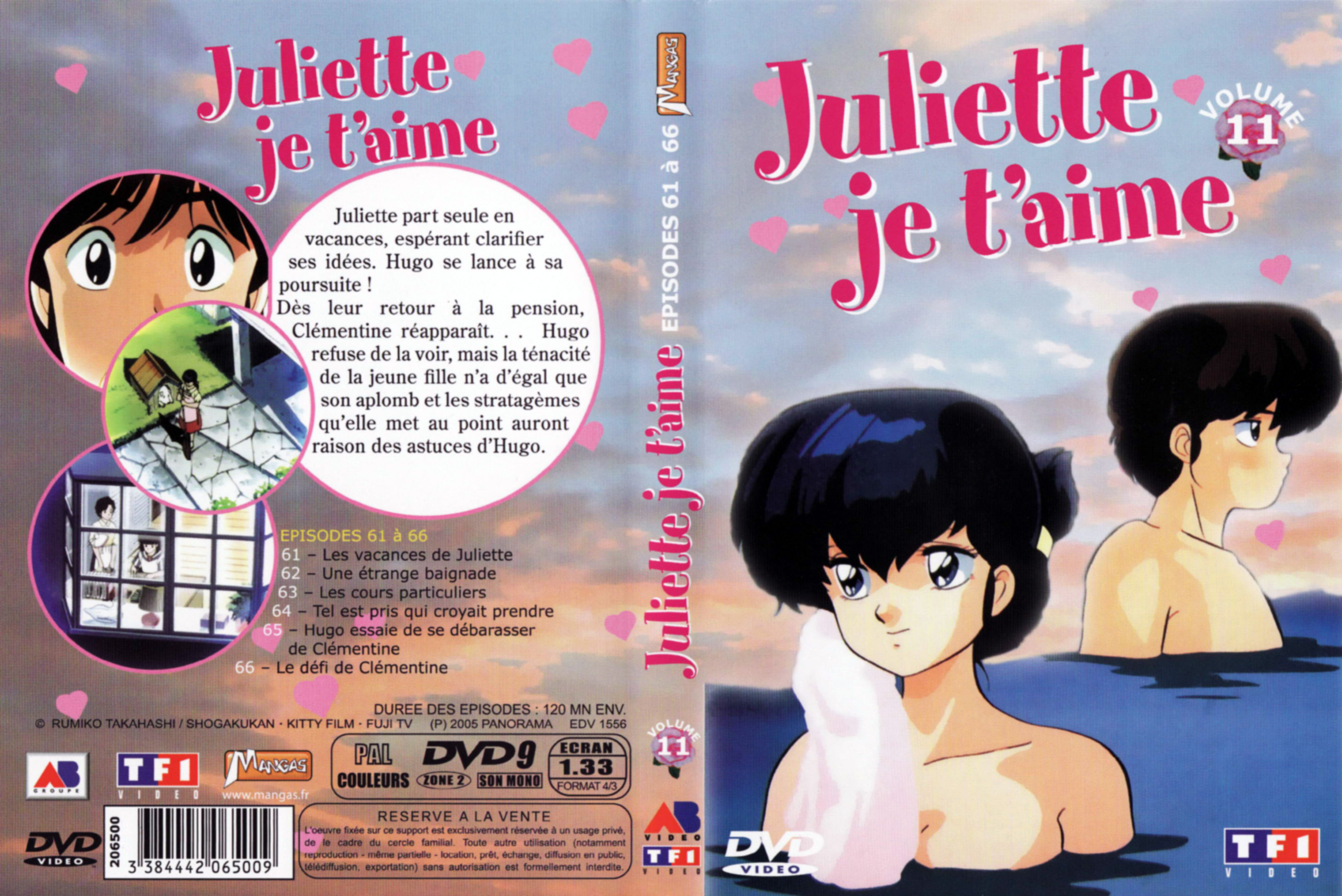 Jaquette DVD Juliette je t aime vol 11