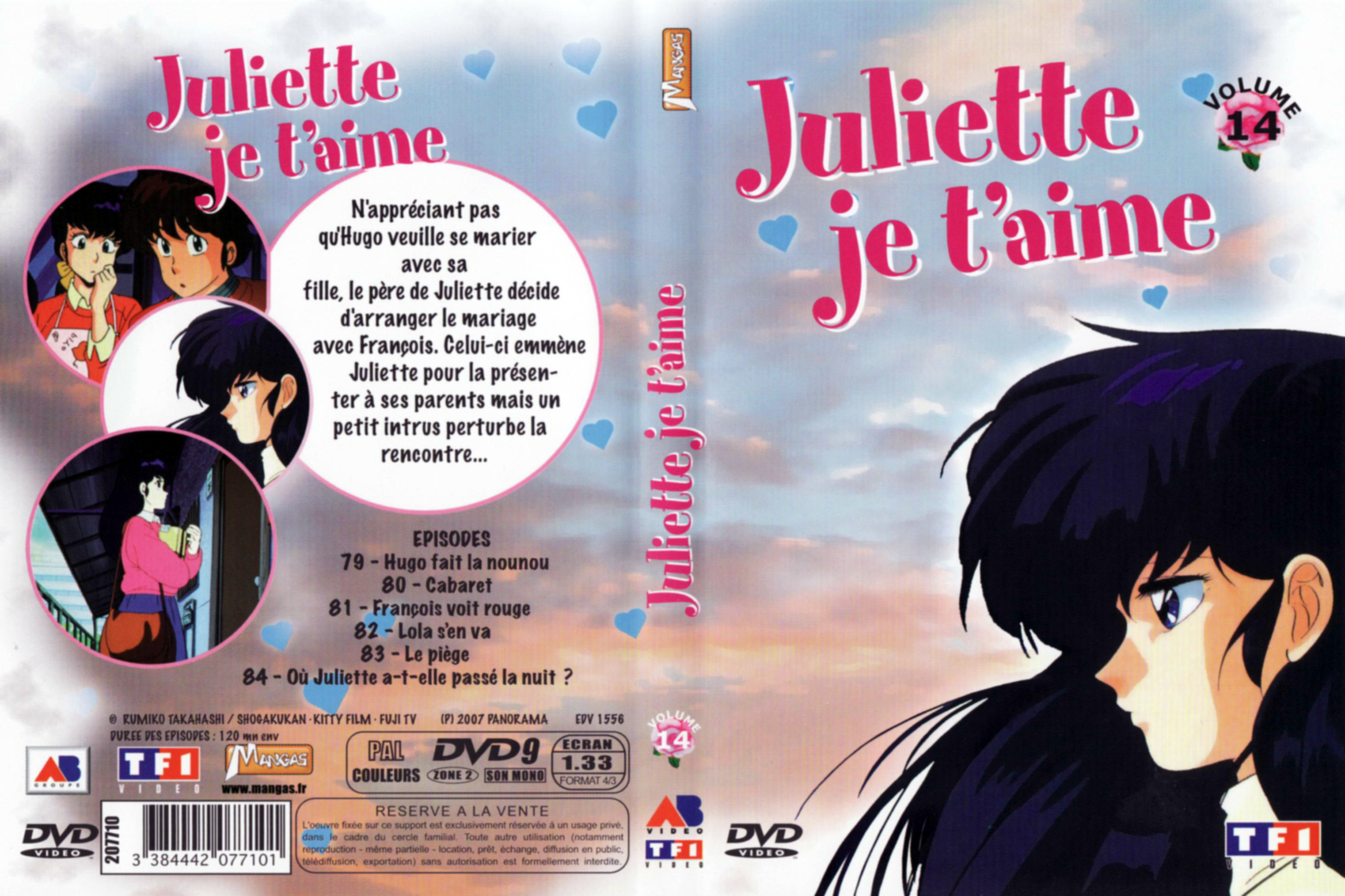 Jaquette DVD Juliette je t aime vol 14