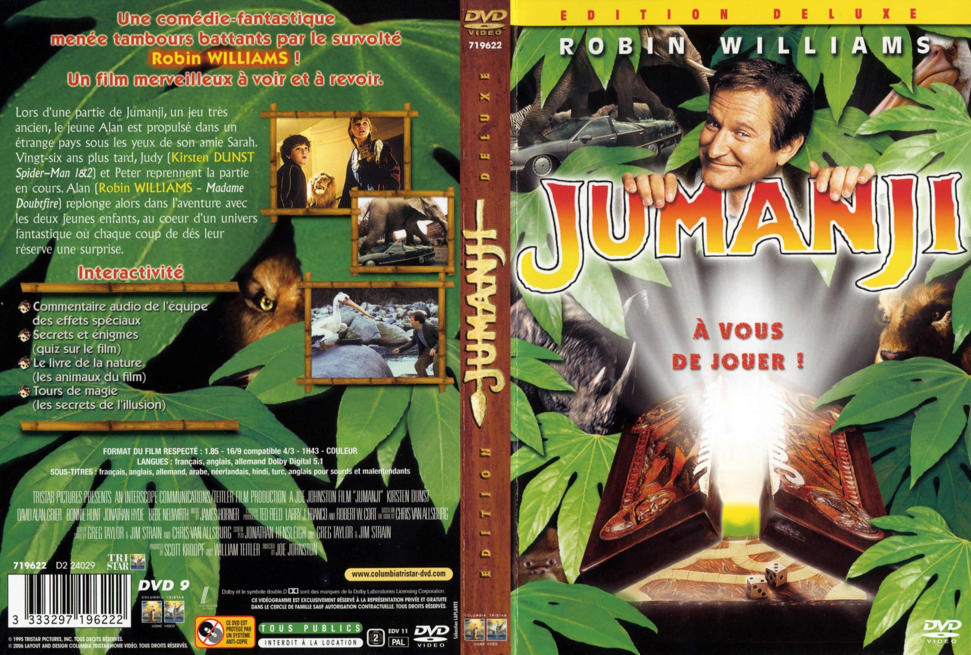 Jaquette DVD Jumanji v4