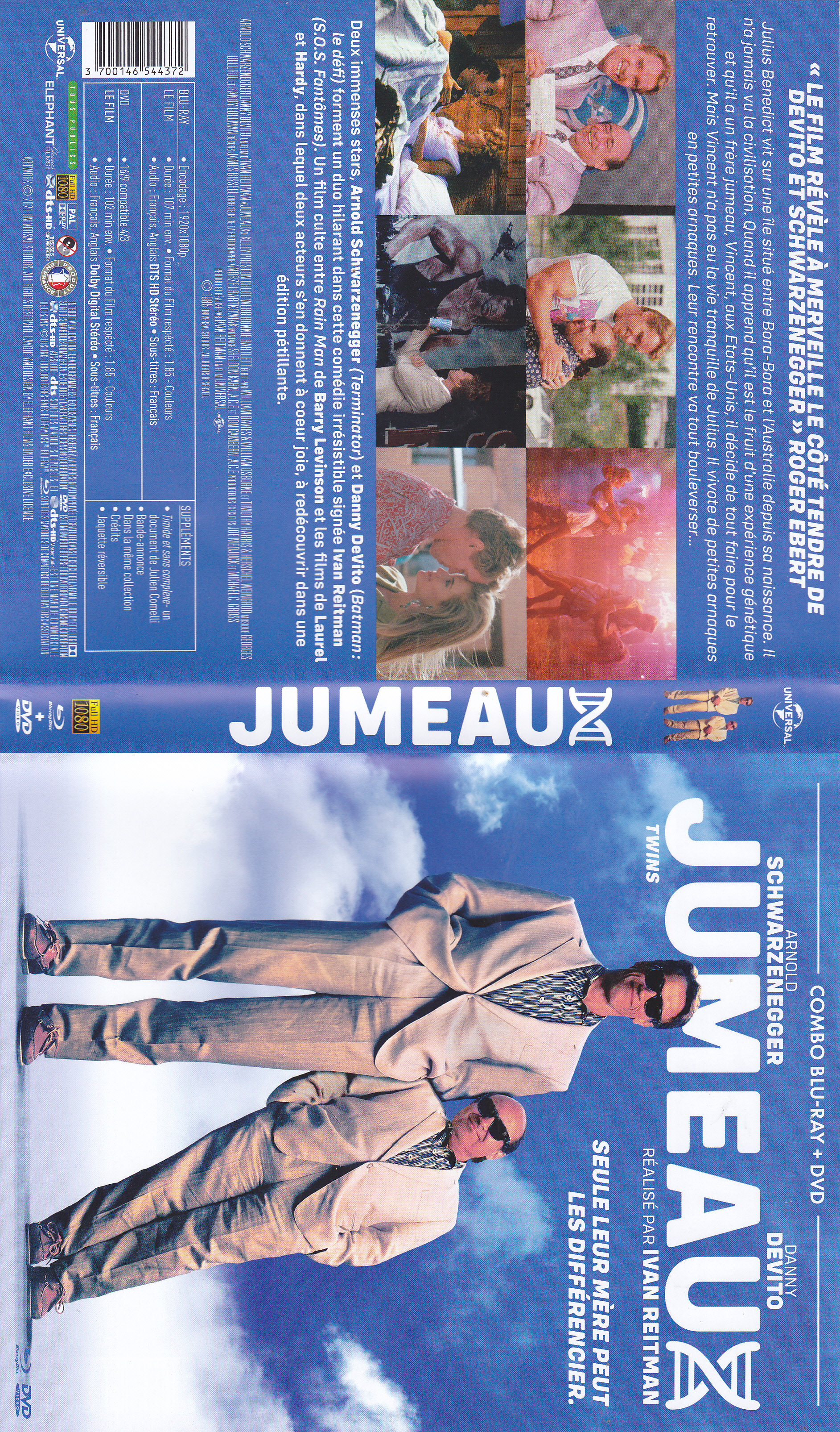 Jaquette DVD Jumeaux (BLU-RAY)