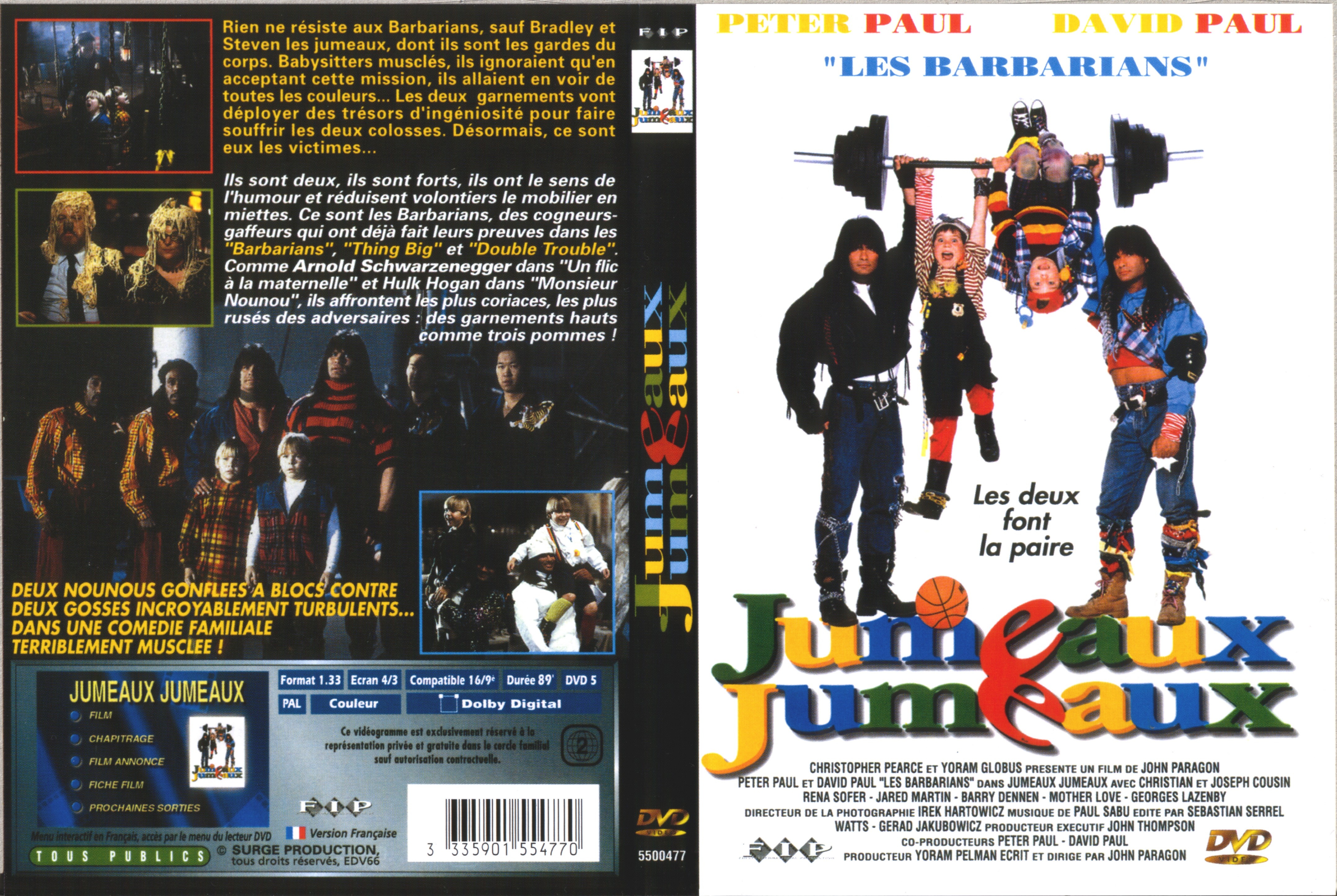 Jaquette DVD Jumeaux jumeaux