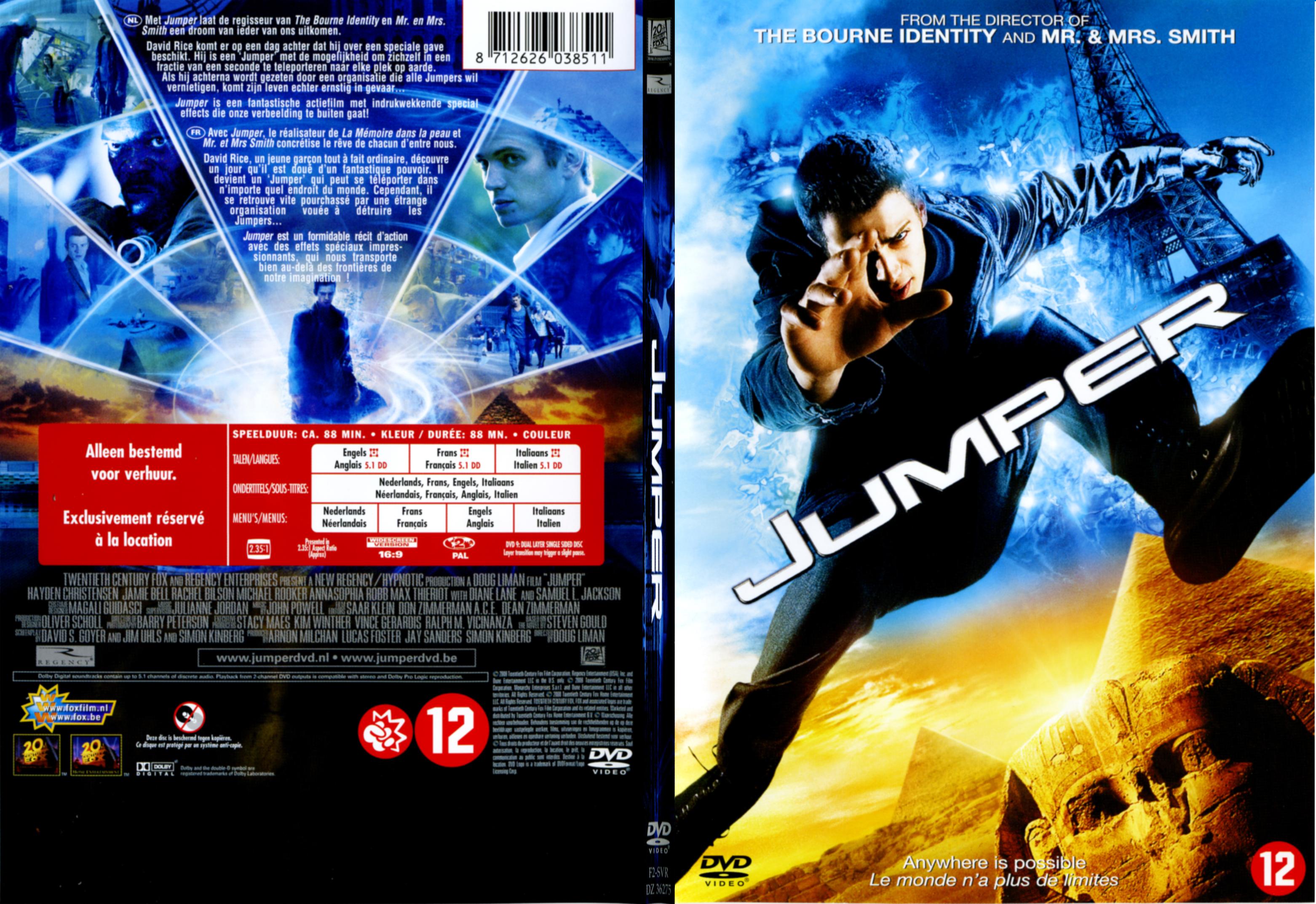 Jaquette DVD Jumper - SLIM